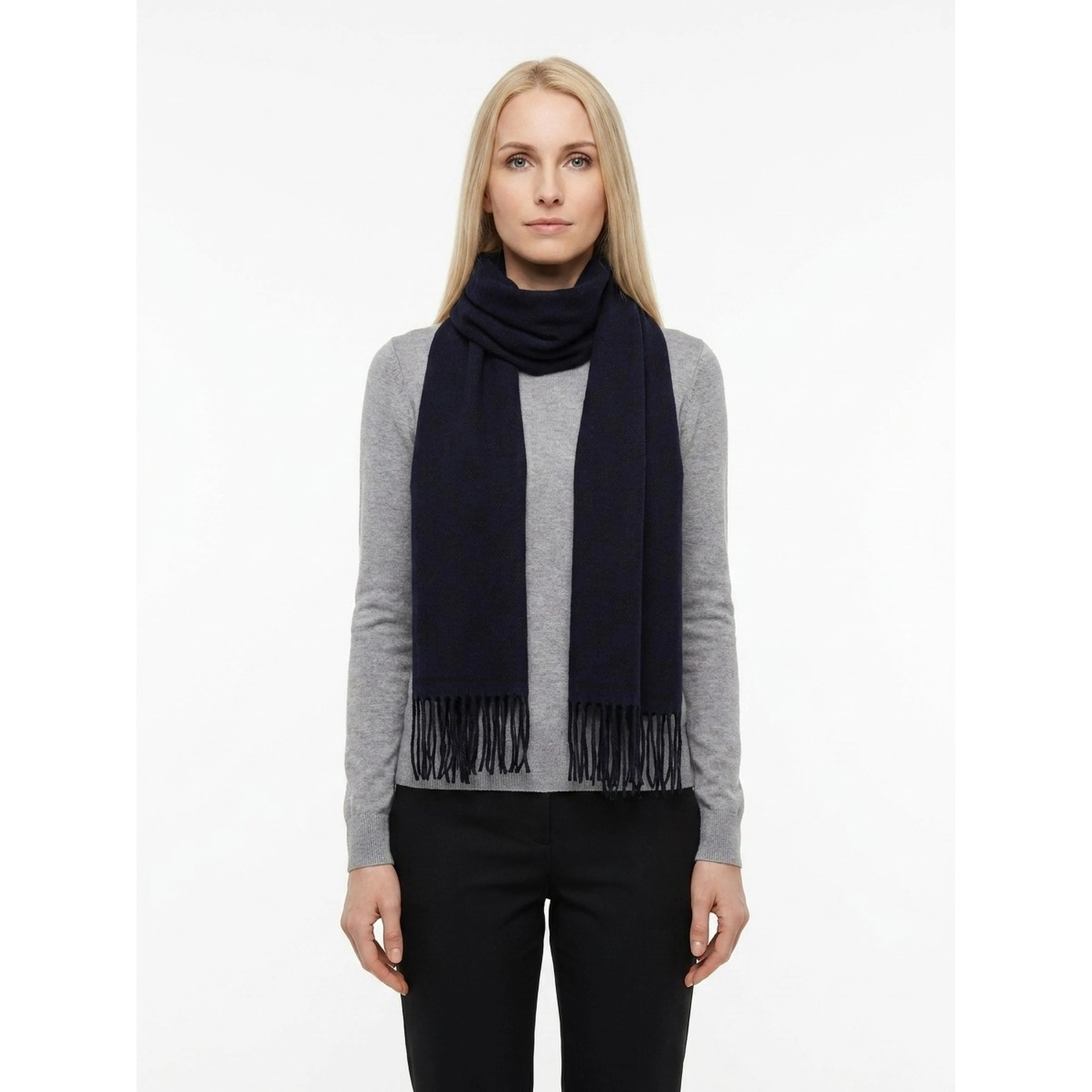 Bicolor Wool Scarf