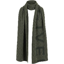 Green Wool Scarf