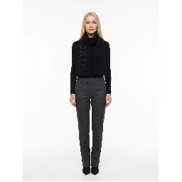 Black Wool Scarf