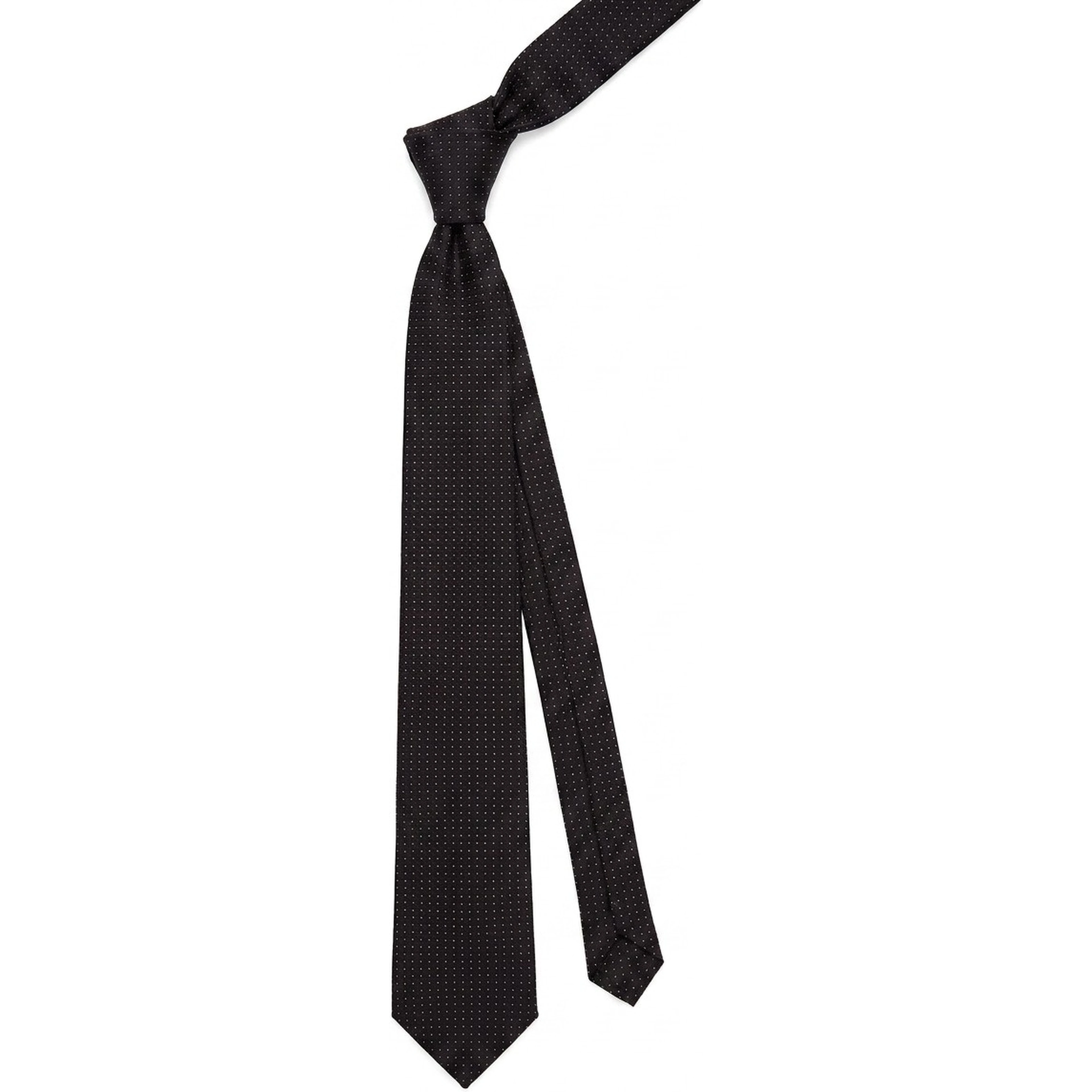Black Silk Tie