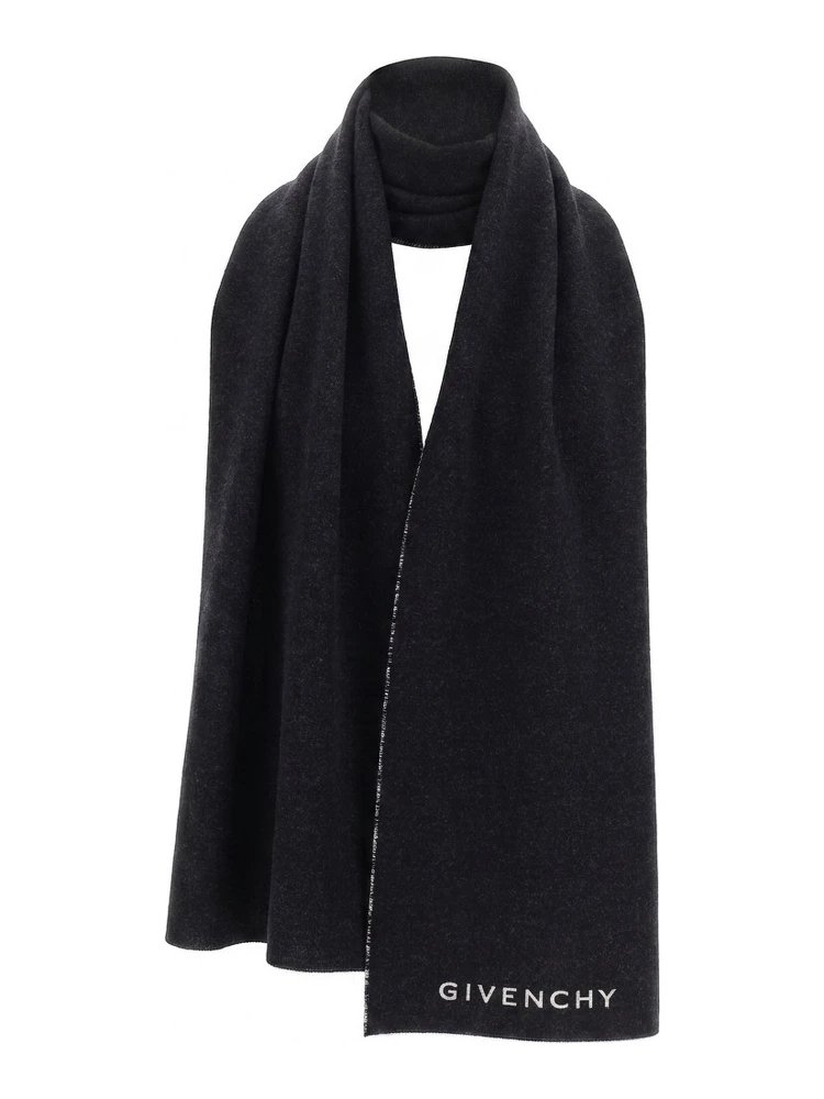 Bicolor Wool Scarf