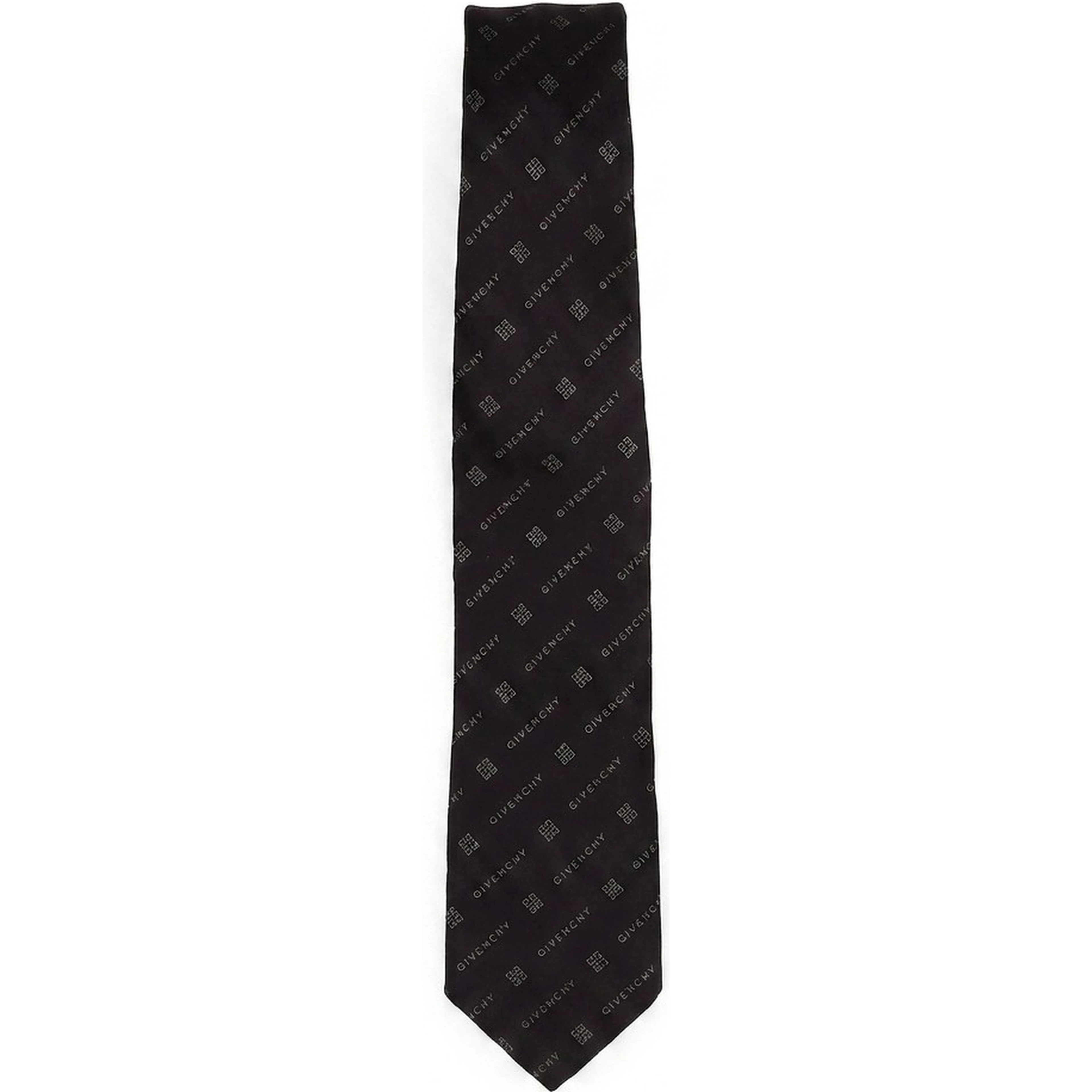 Gray Silk Tie