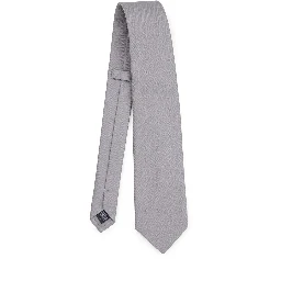 Gray Silk Tie