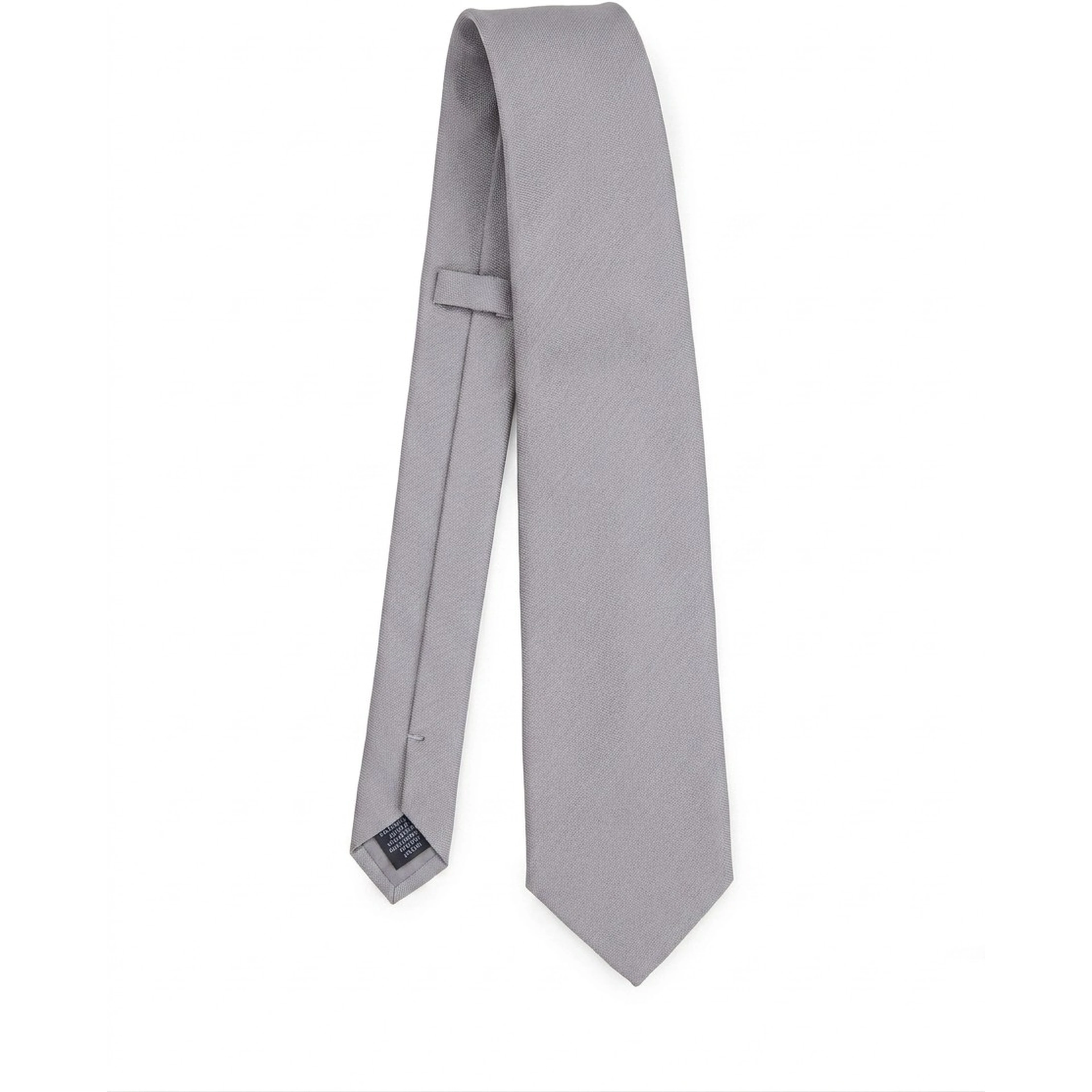 Gray Silk Tie