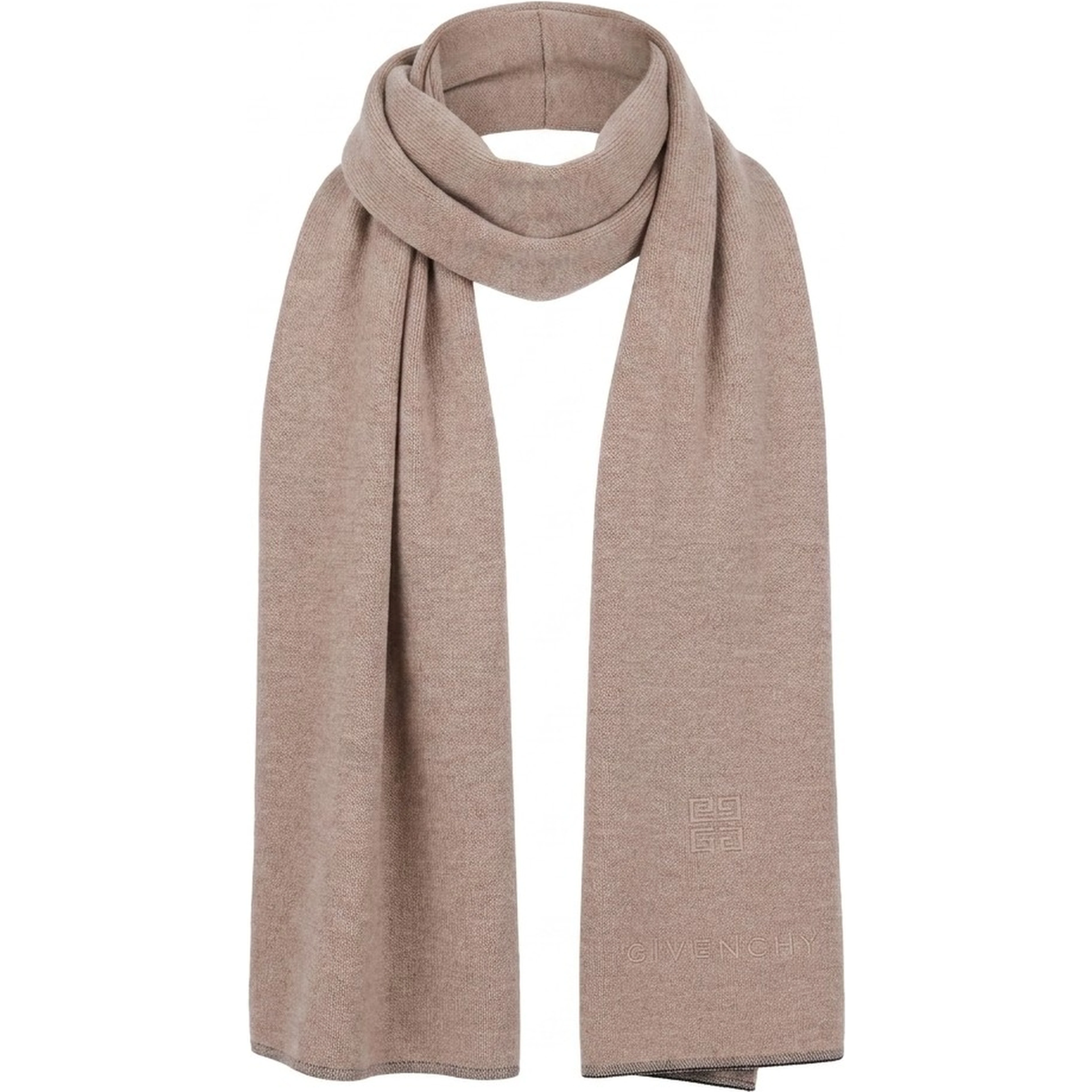Beige Cashmere Scarf