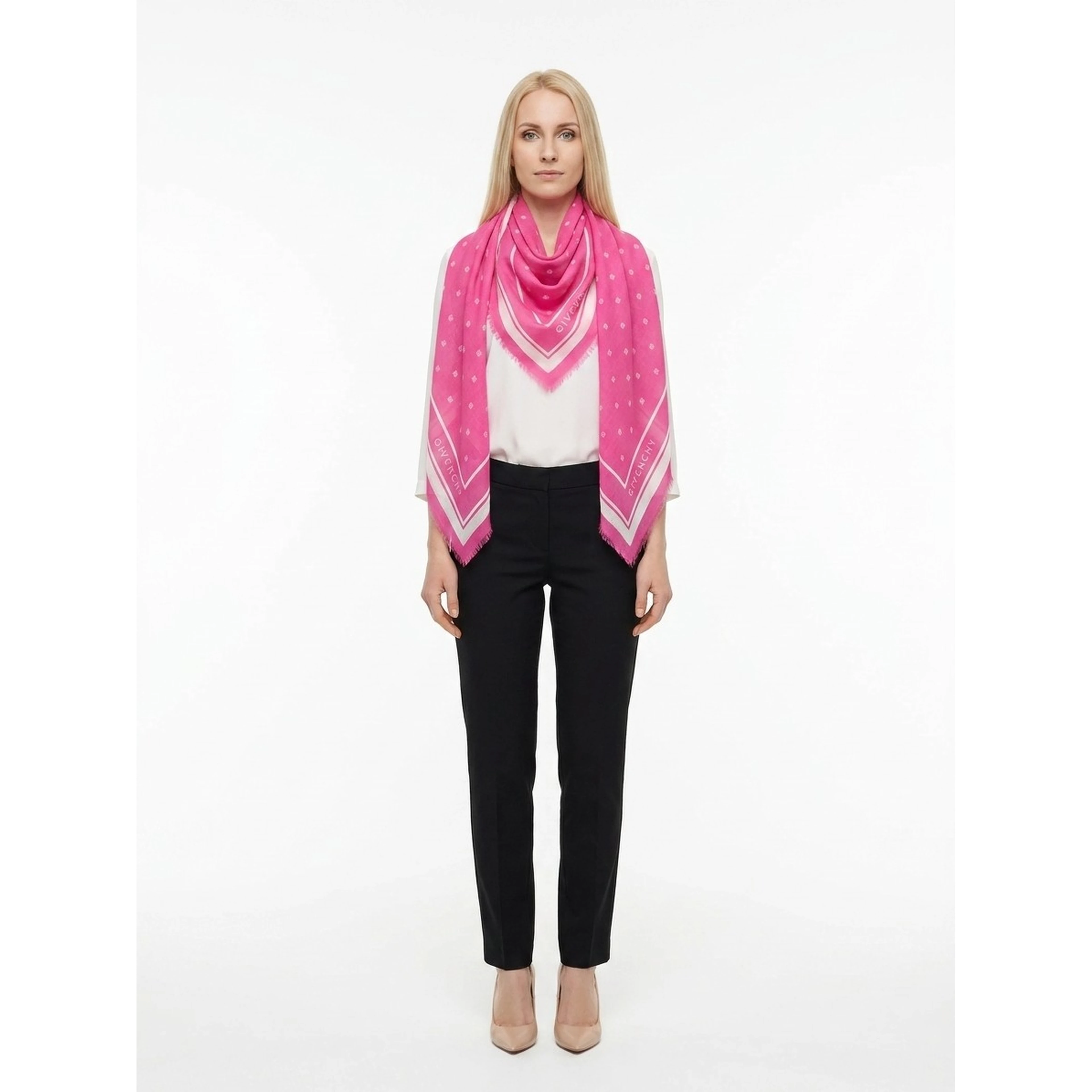 Bicolor Cashmere Scarf