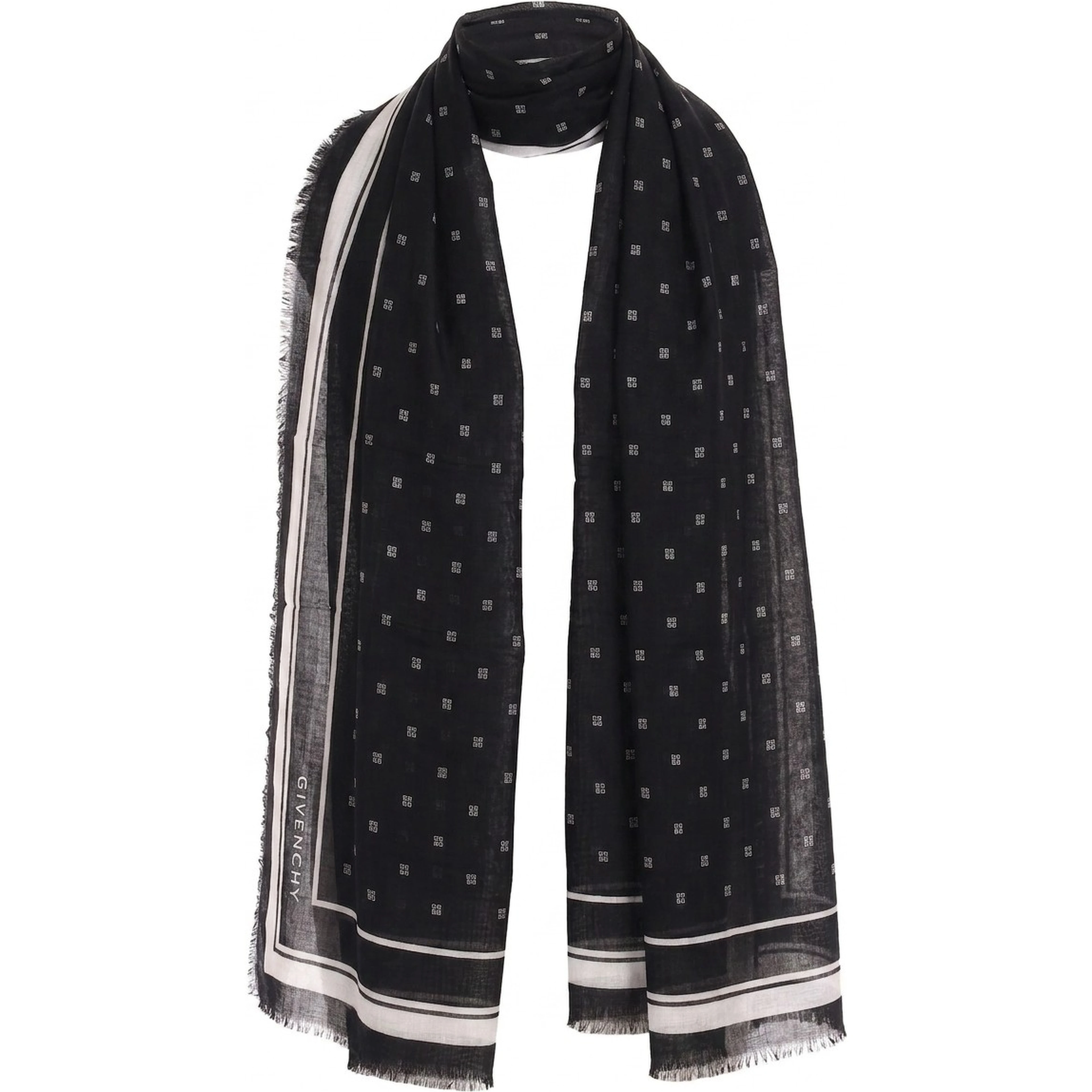Bicolor Cashmere Scarf