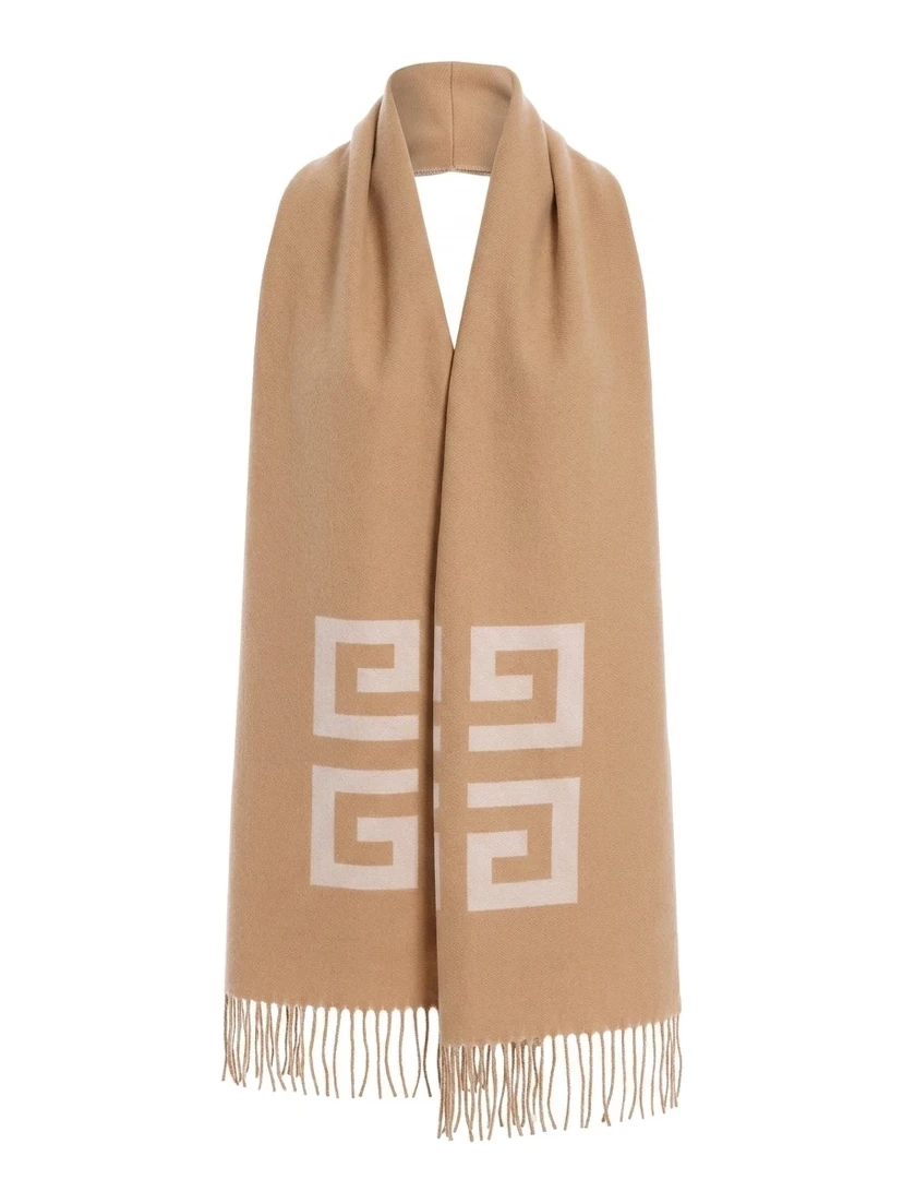 Bicolor Virgin Wool Scarf