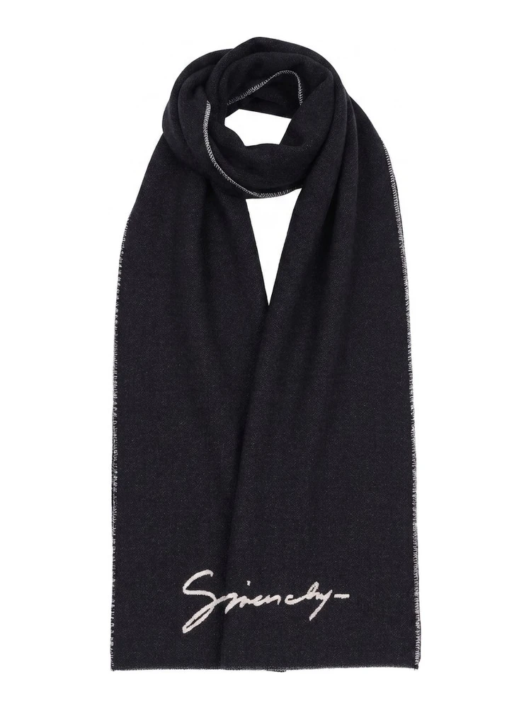Bicolor Wool Scarf