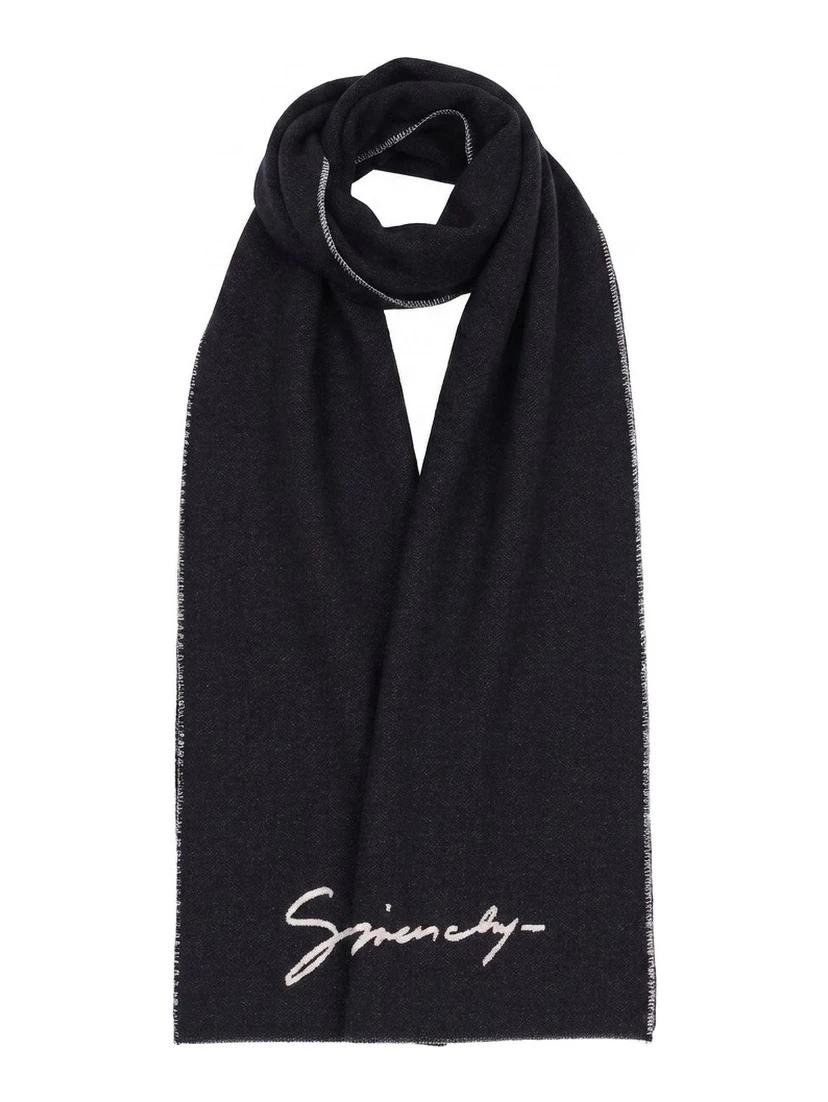 Bicolor Wool Scarf