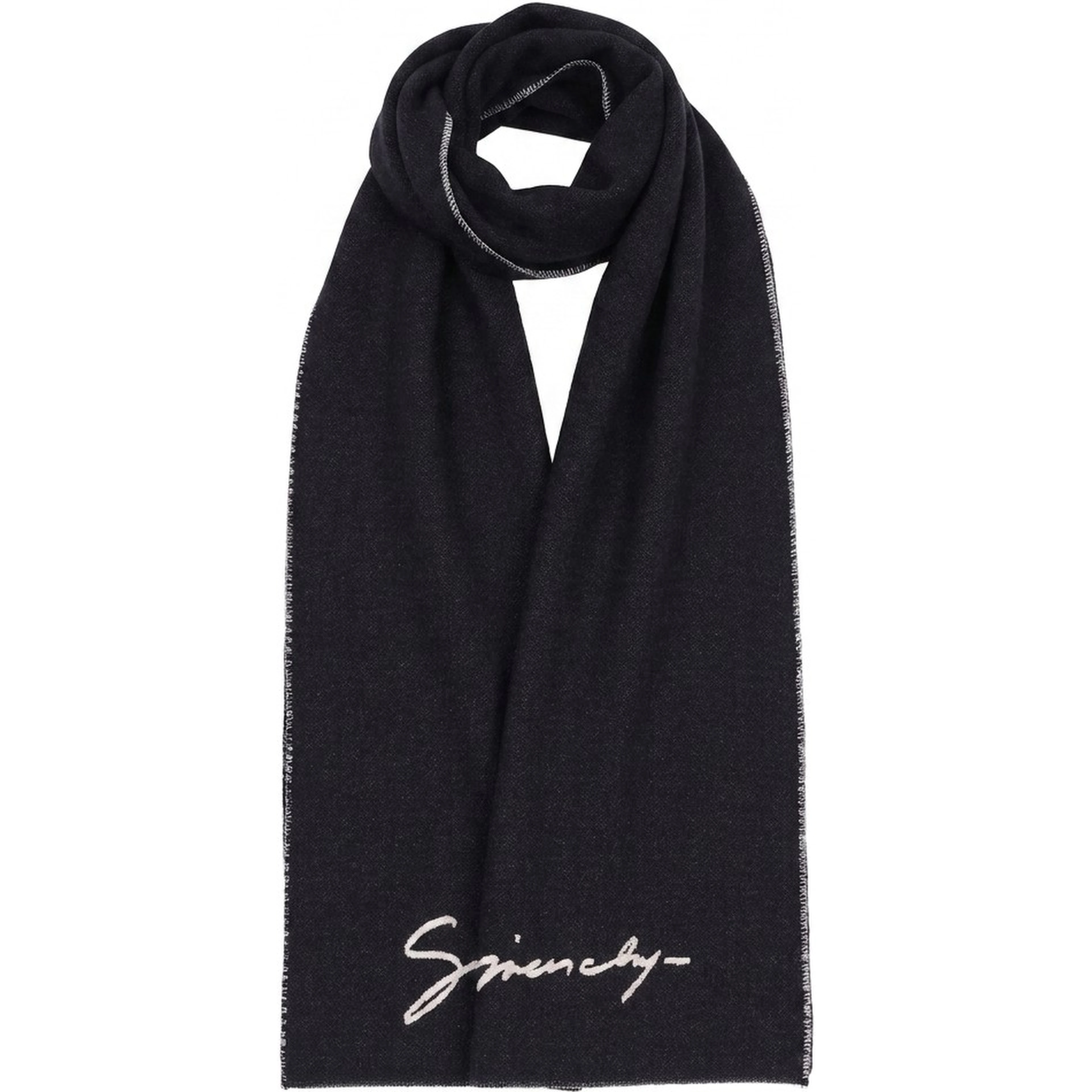 Bicolor Wool Scarf