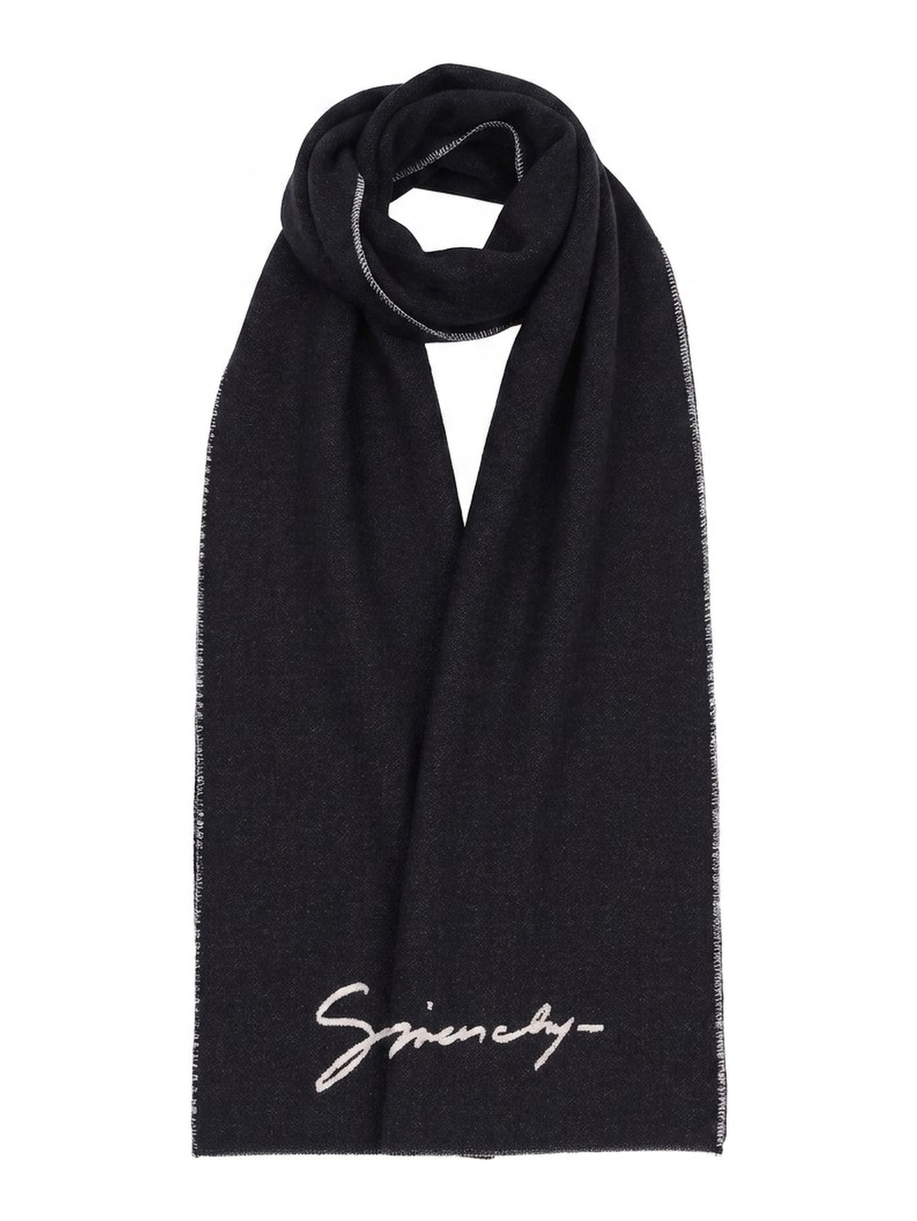 Bicolor Wool Scarf