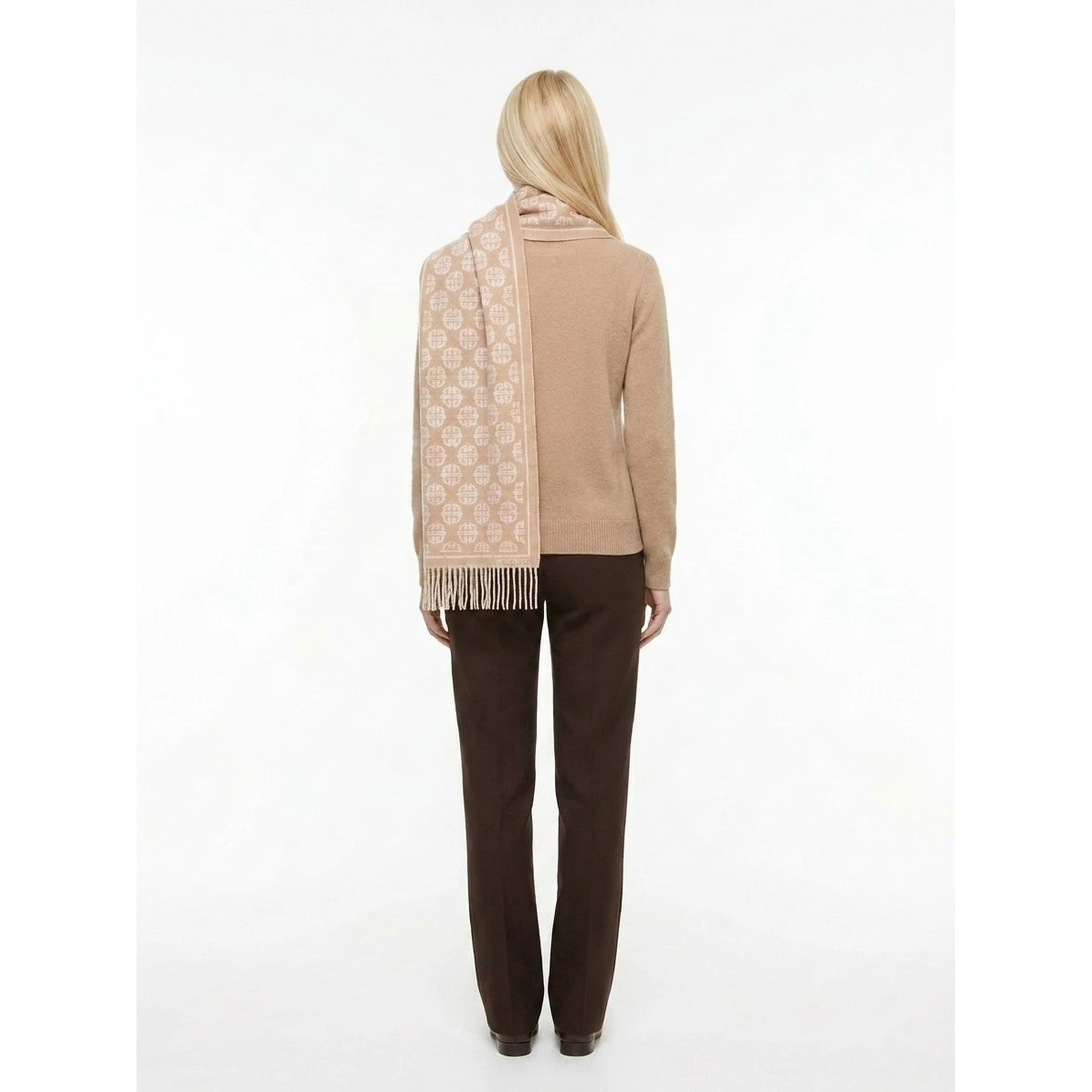 Bicolor Wool Scarf