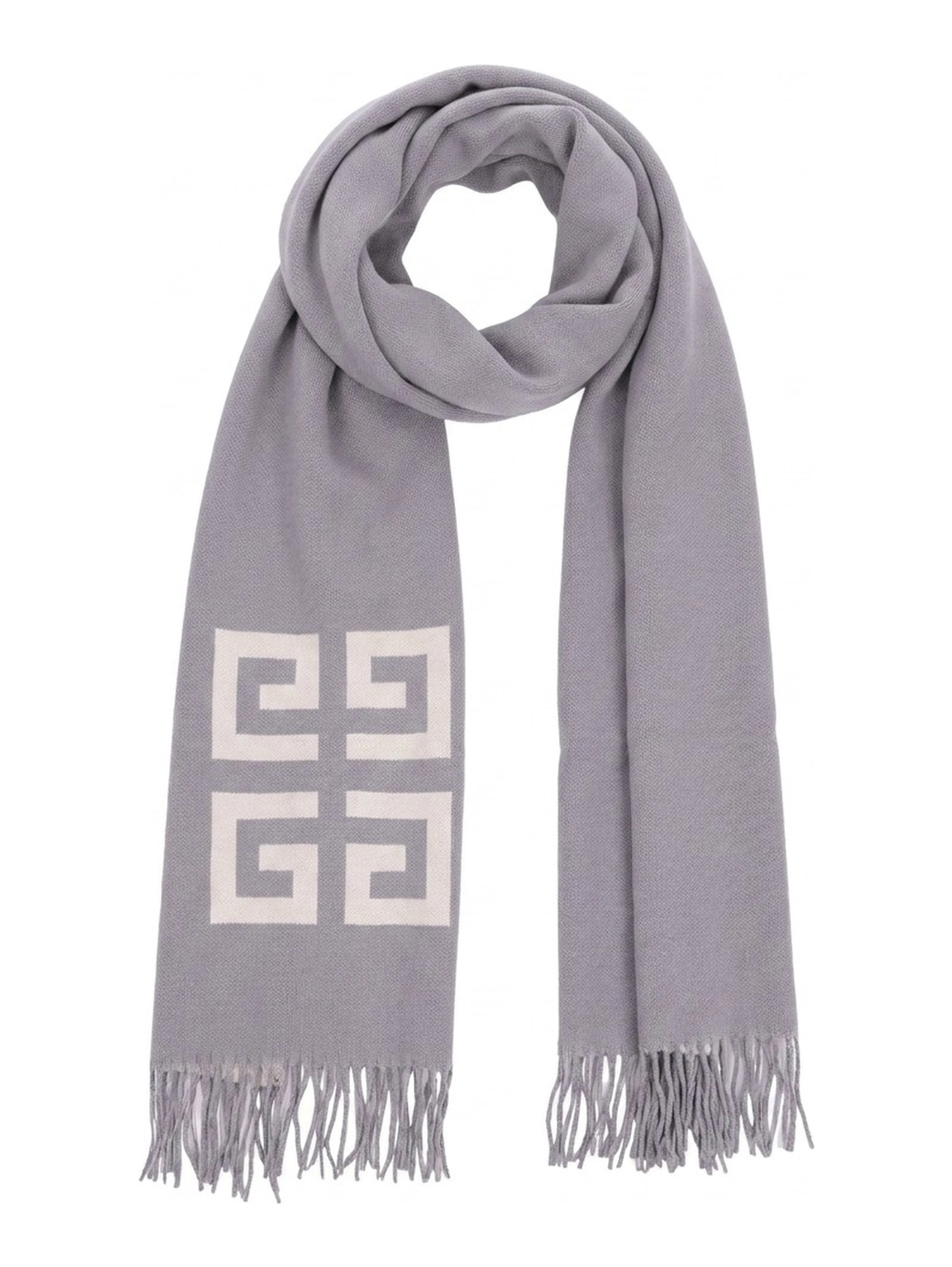 Bicolor Virgin Wool Scarf
