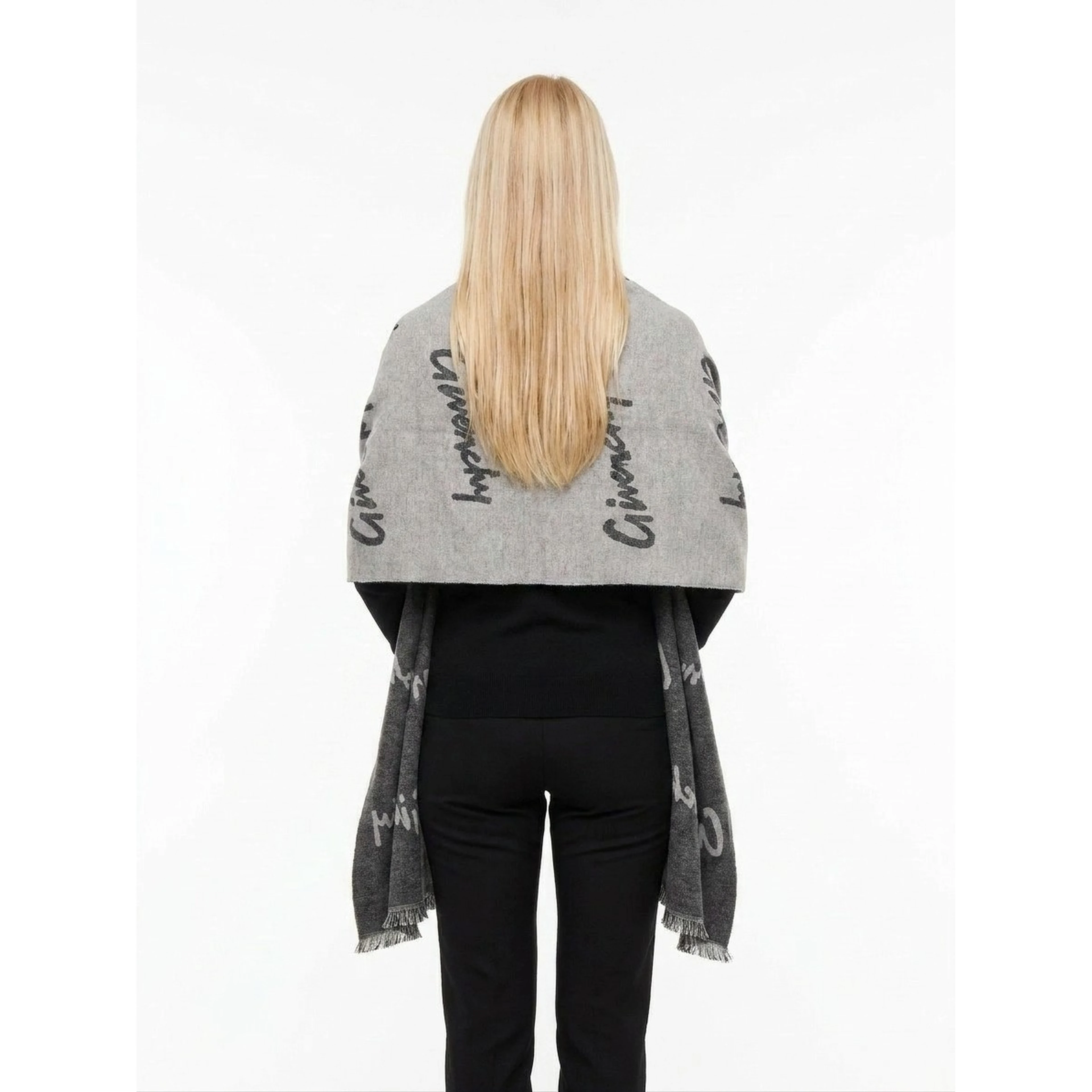 Bicolor Wool Scarf