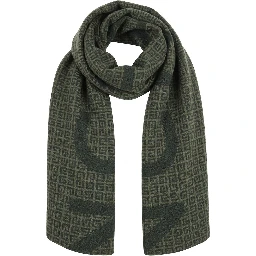 Green Wool Scarf