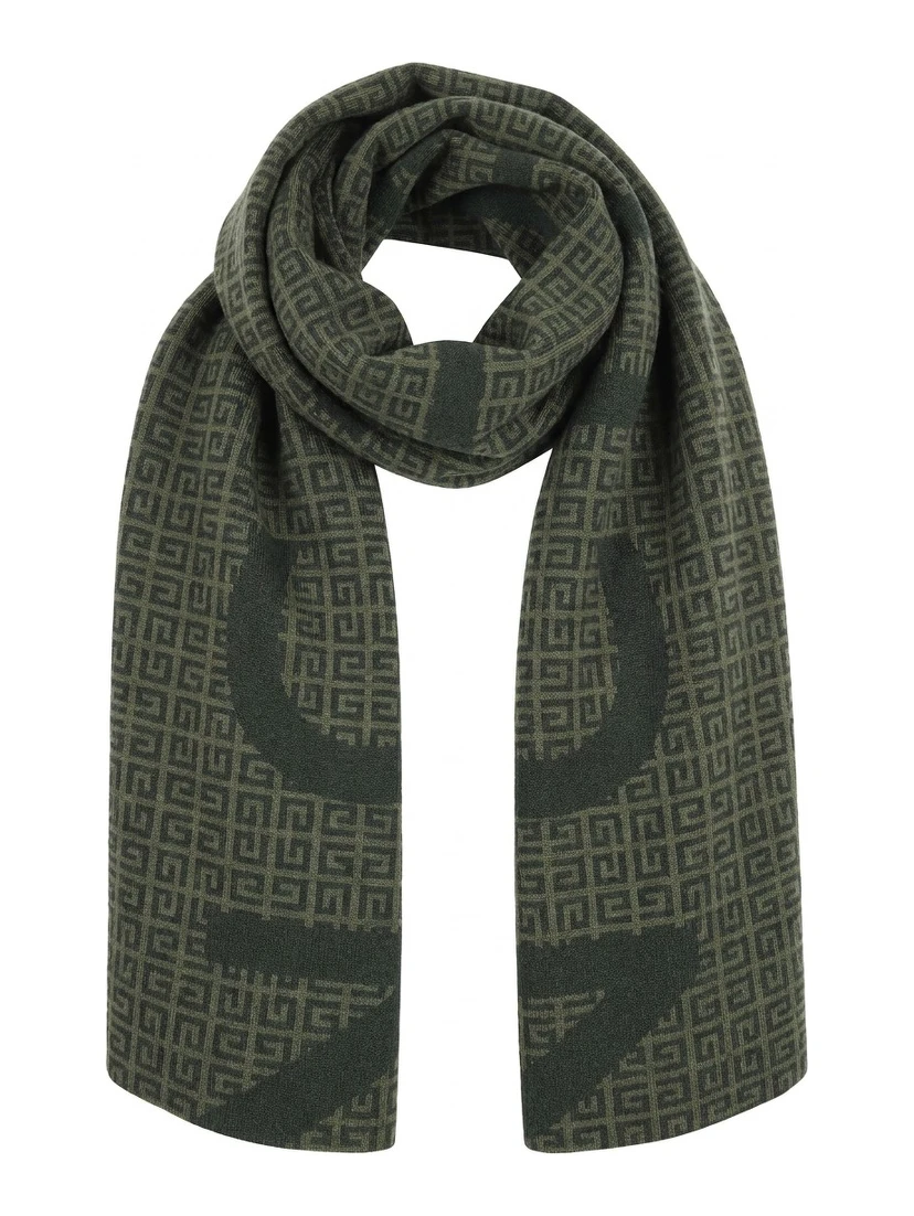 Green Wool Scarf