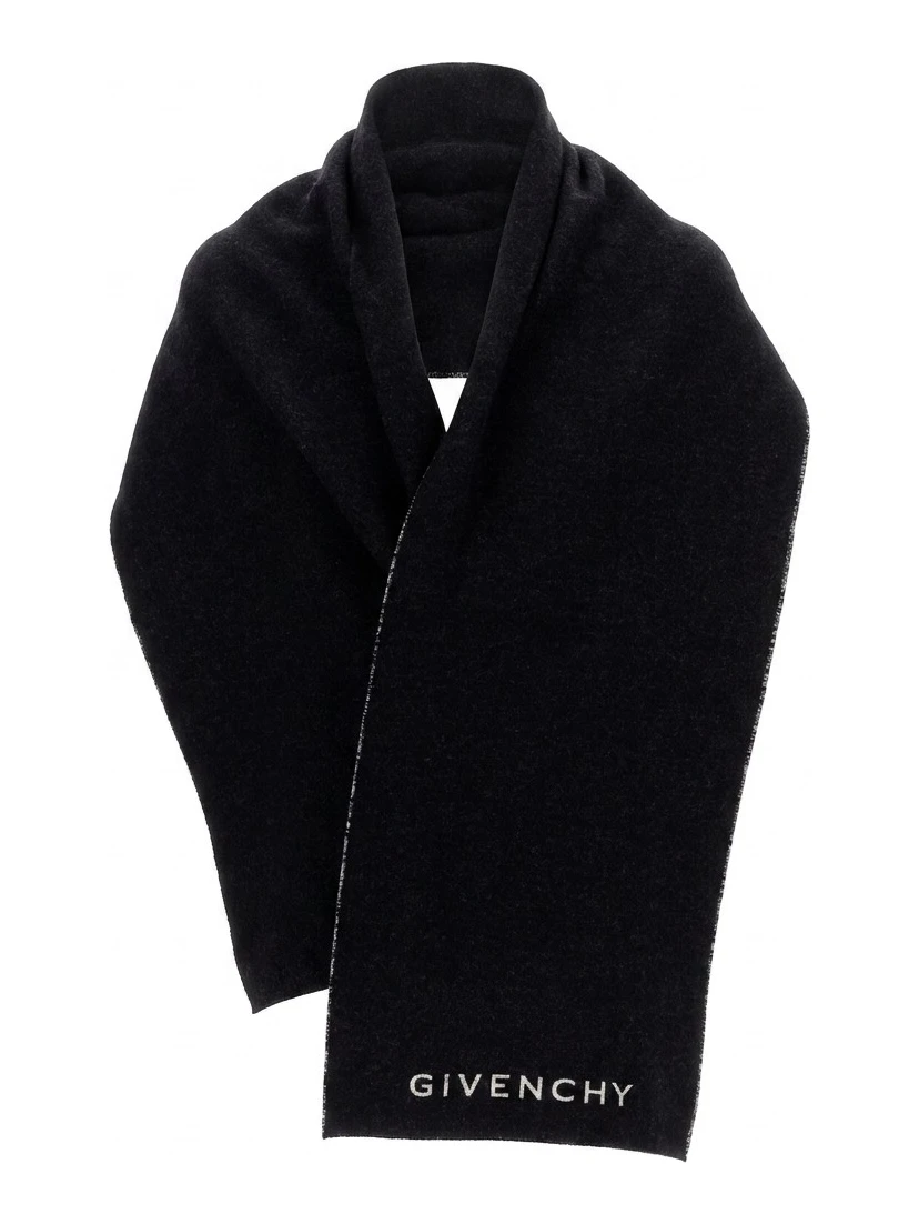 Bicolor Wool Scarf