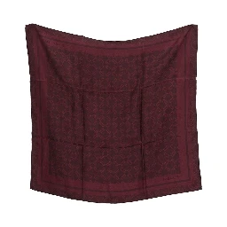 Burgundy Silk Pocket Square