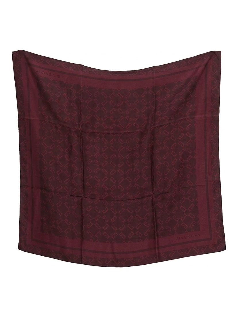 Burgundy Silk Pocket Square