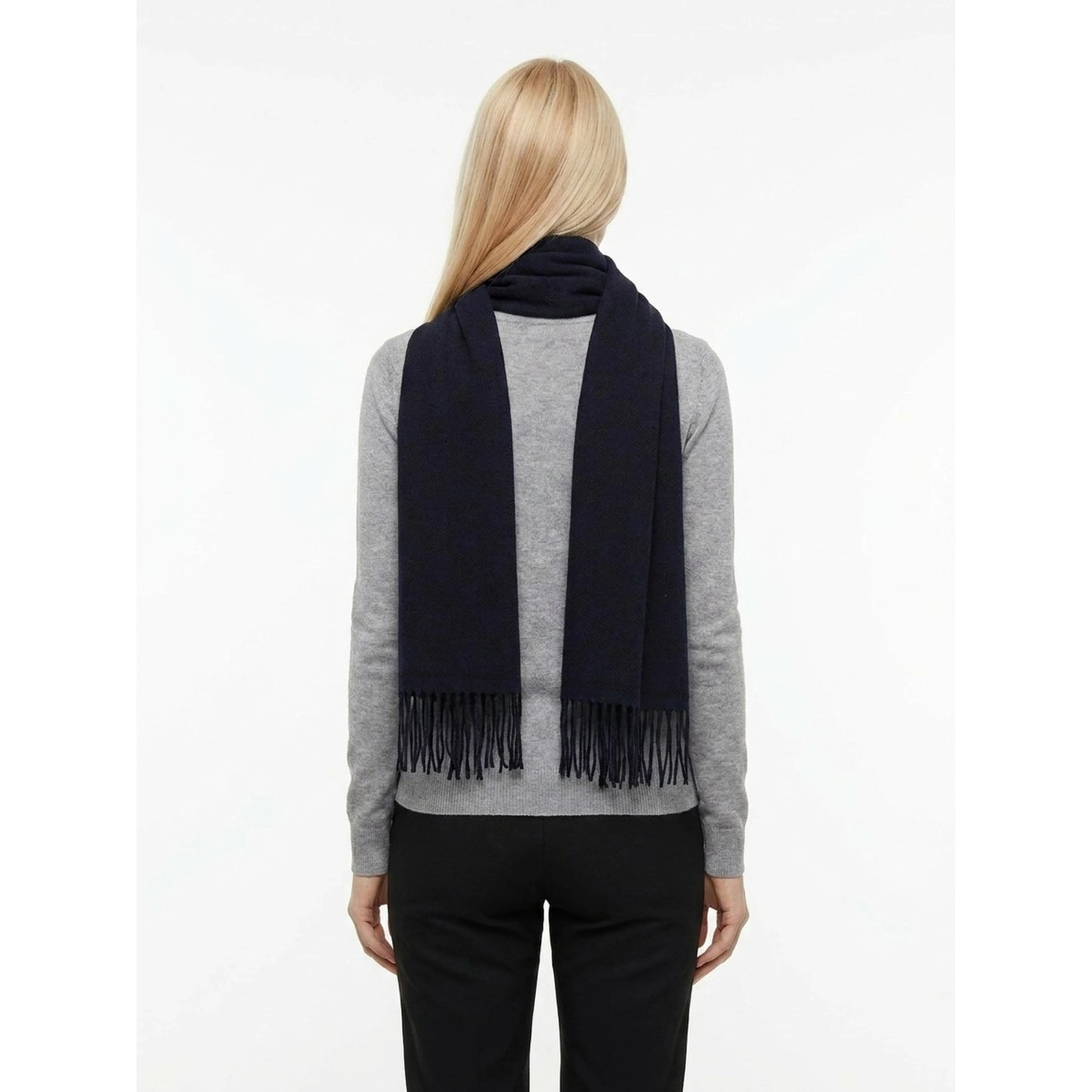Bicolor Wool Scarf