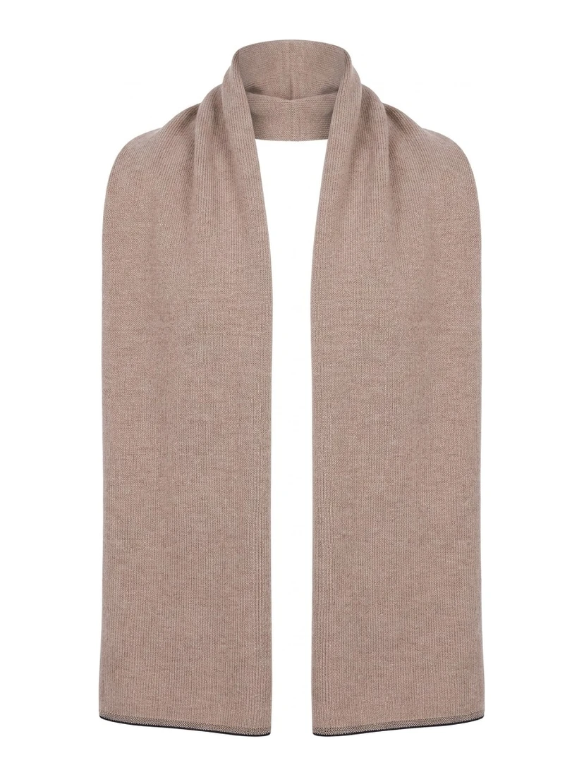 Beige Cashmere Scarf