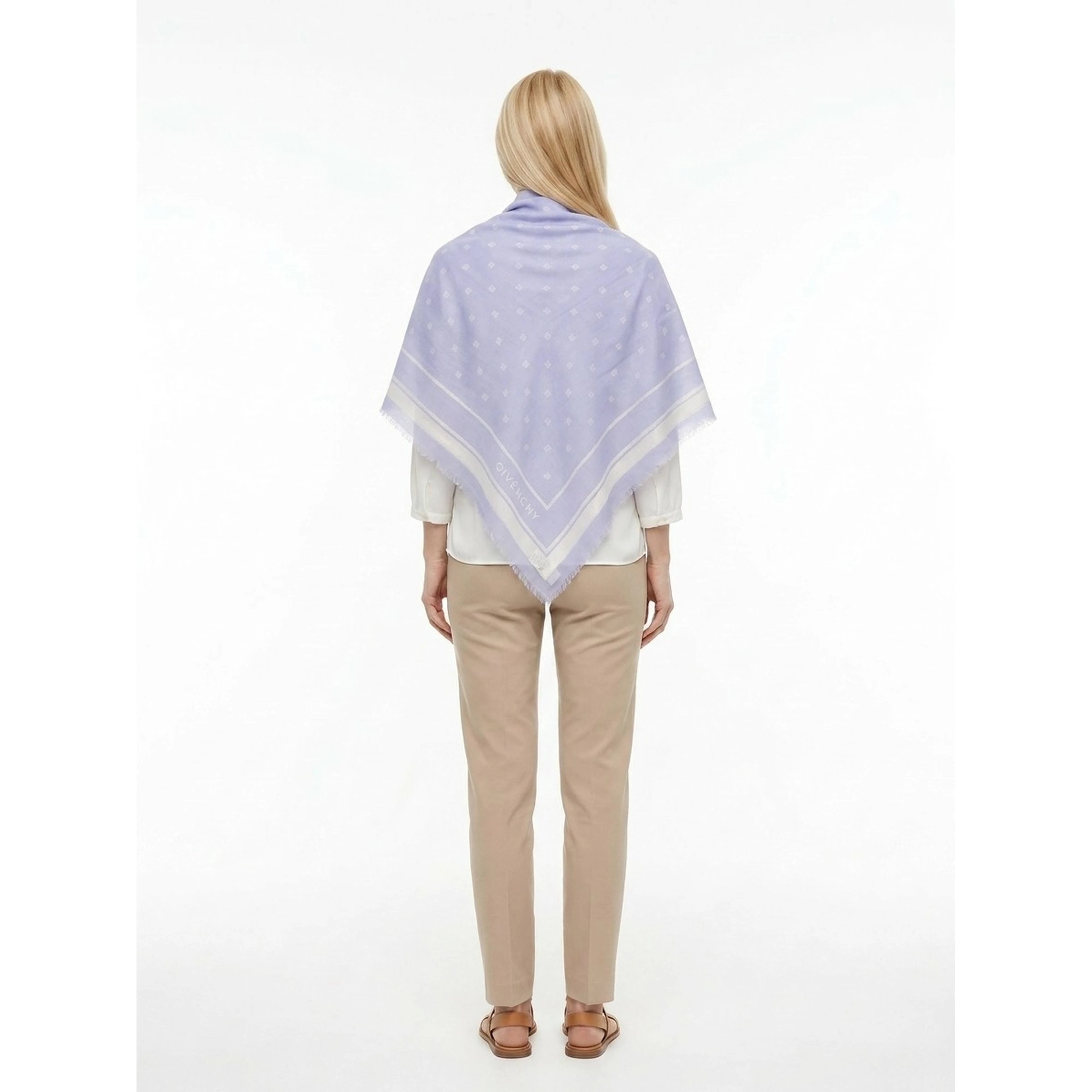 Bicolor Cashmere Scarf