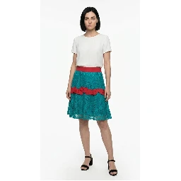 Pink Elastane Skirt