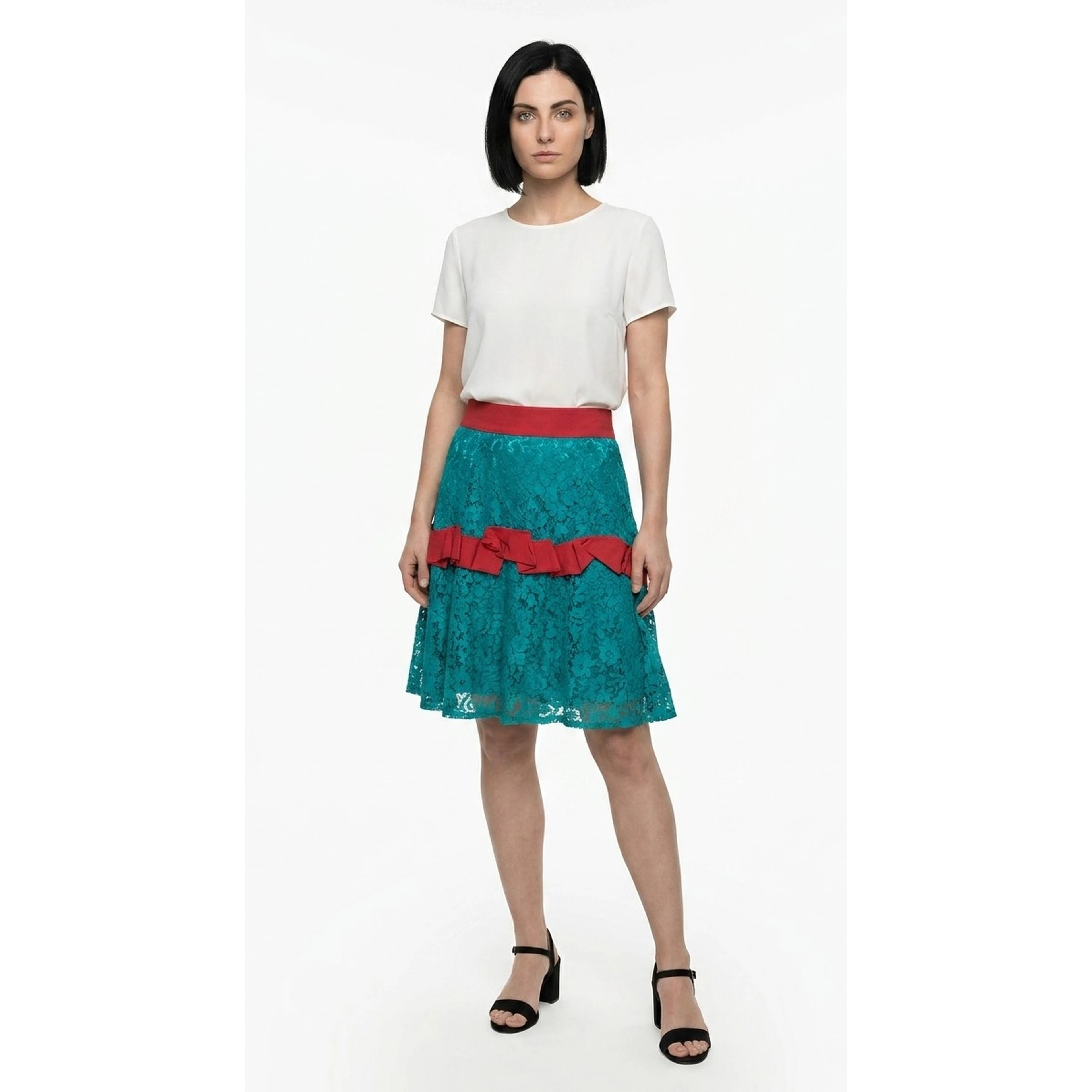 Pink Elastane Skirt