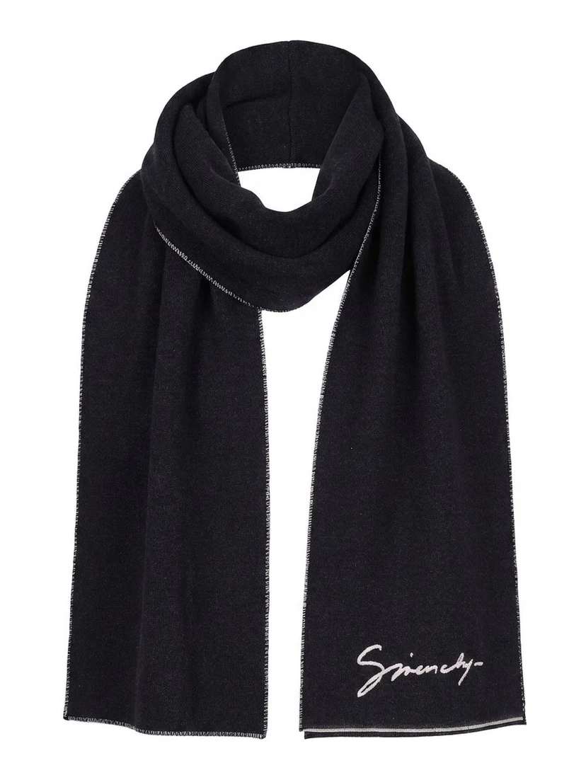 Bicolor Wool Scarf