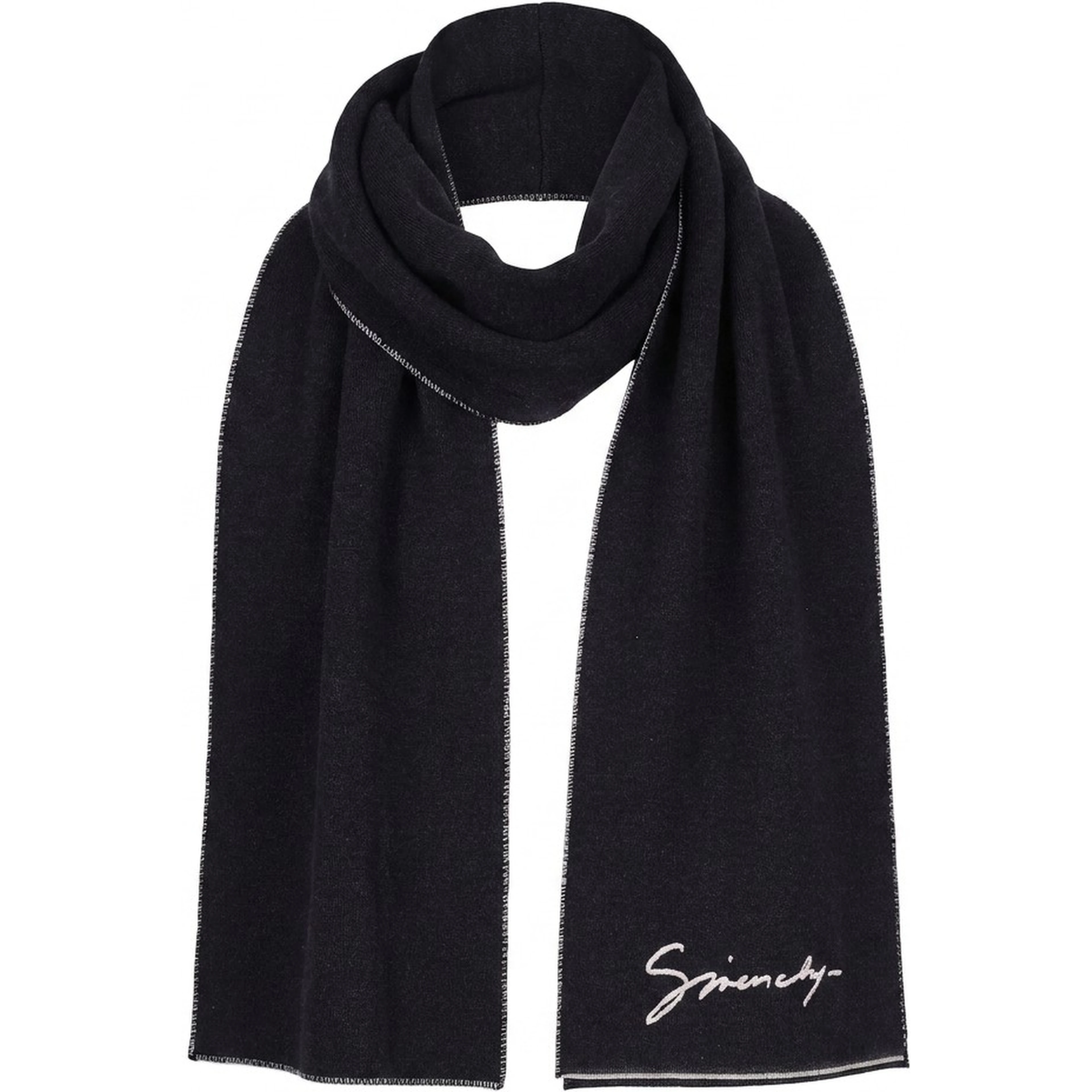 Bicolor Wool Scarf