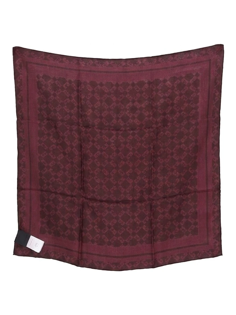 Burgundy Silk Pocket Square