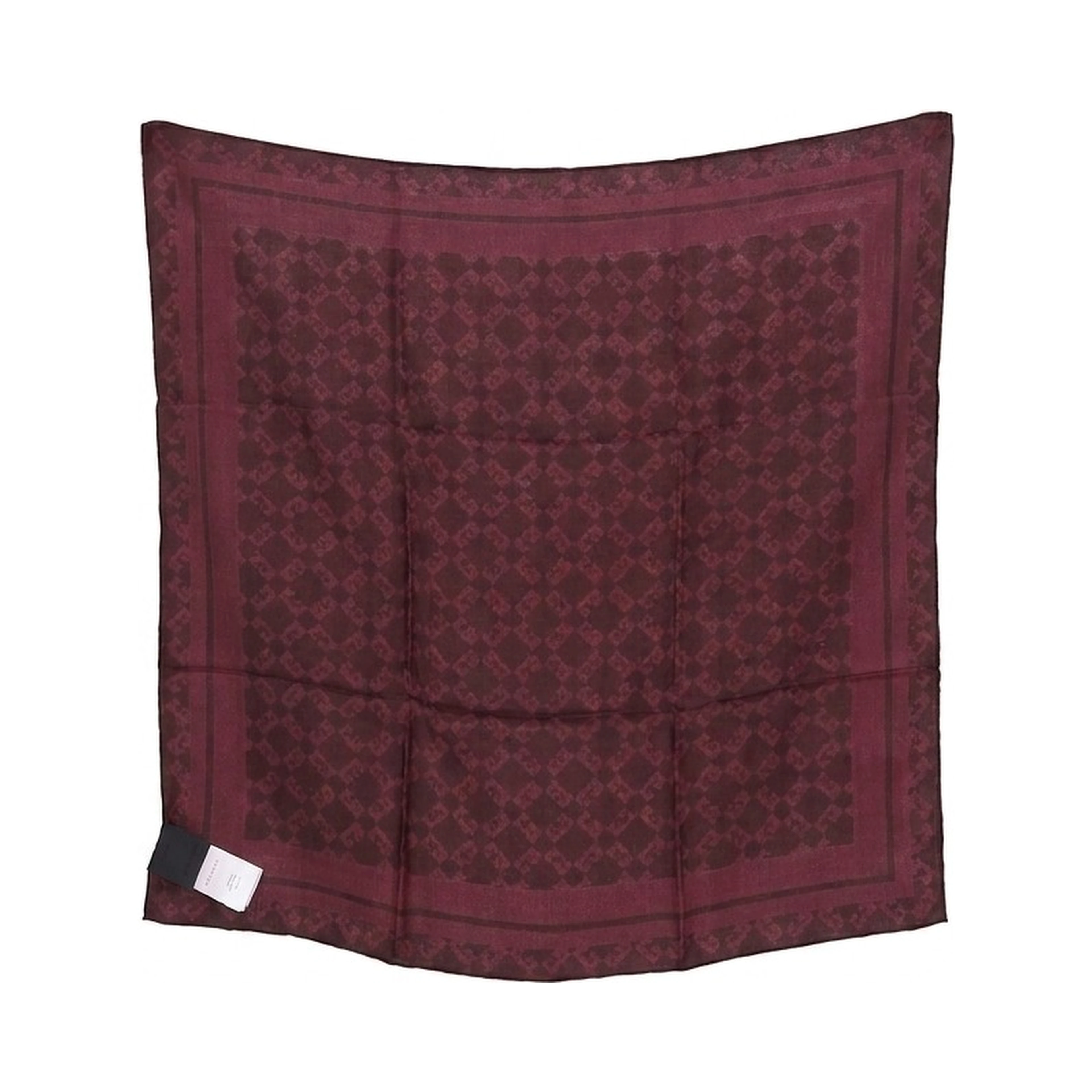 Burgundy Silk Pocket Square