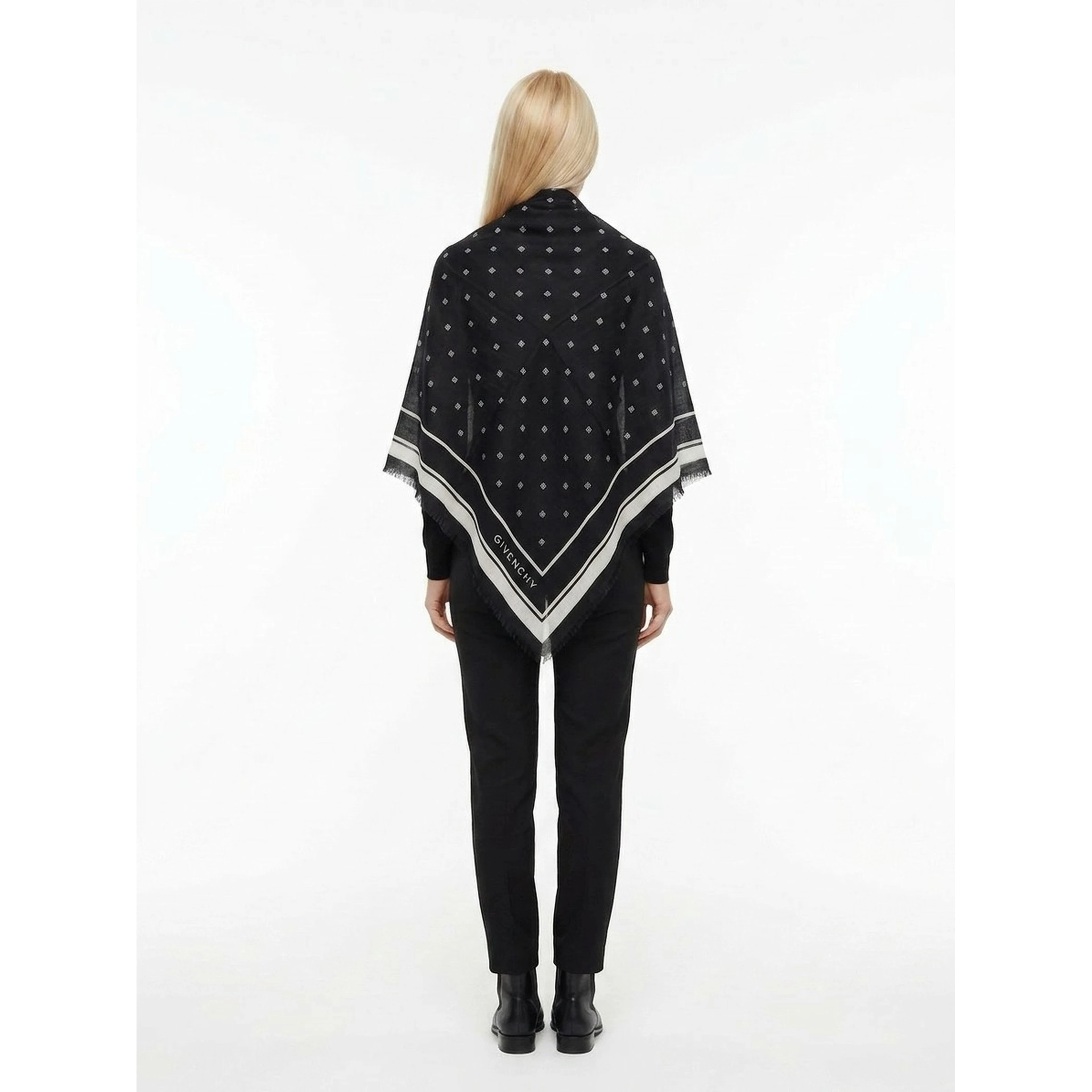 Bicolor Cashmere Scarf