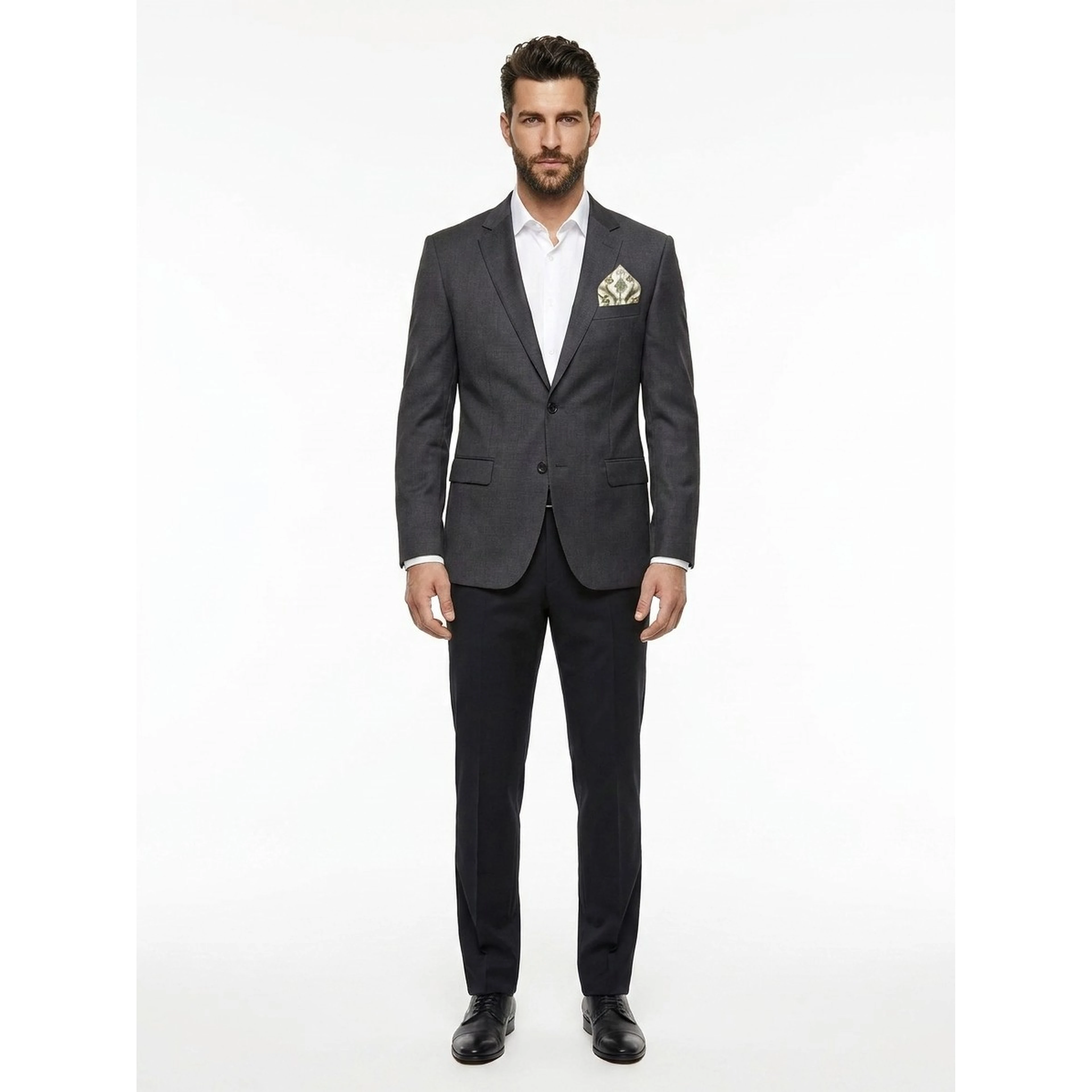 Bicolor Silk Pocket Square