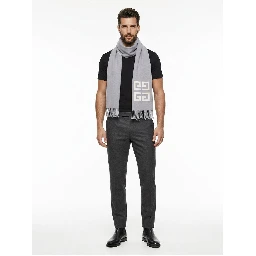 Bicolor Virgin Wool Scarf