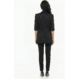 Black Silk Blazer