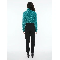 Blue Polyamide Turtleneck