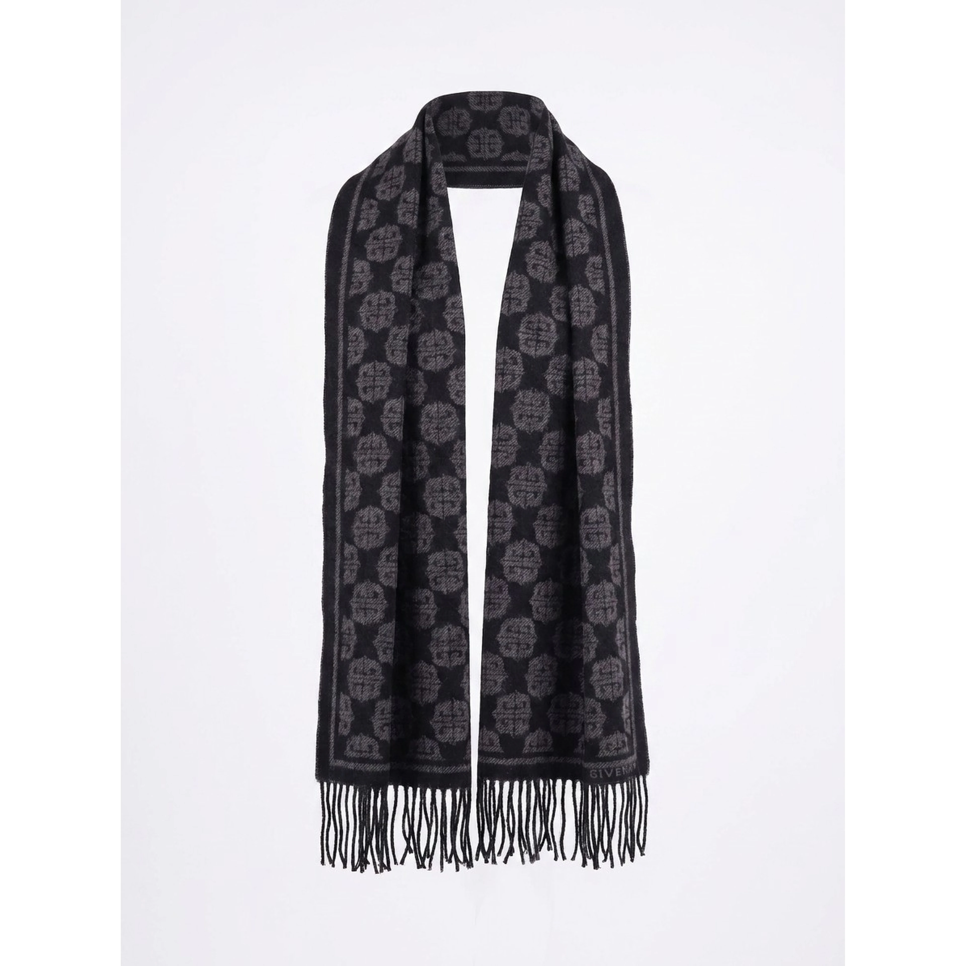 Black Wool Scarf