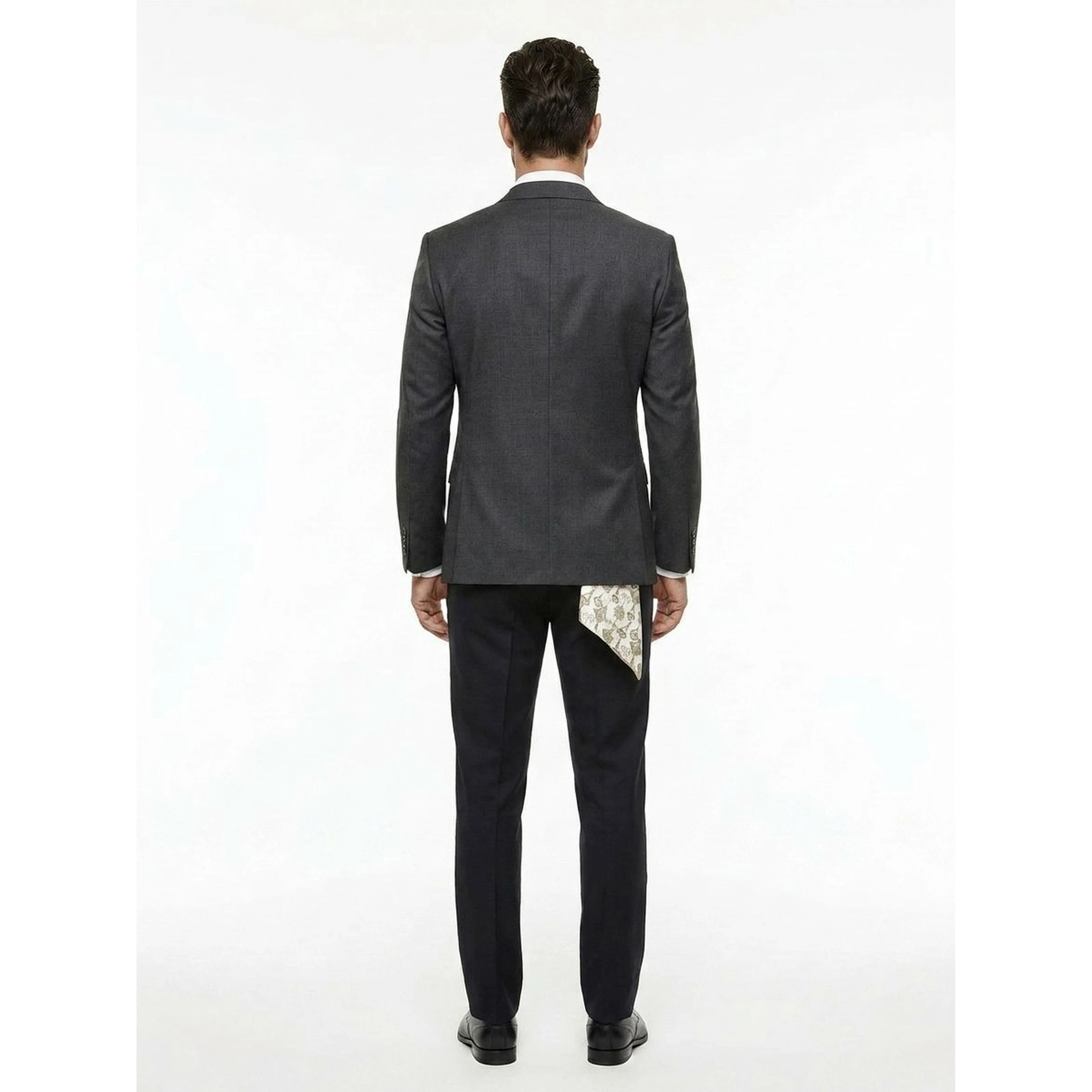 Bicolor Silk Pocket Square