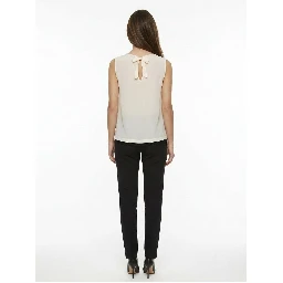 White Silk Blouse