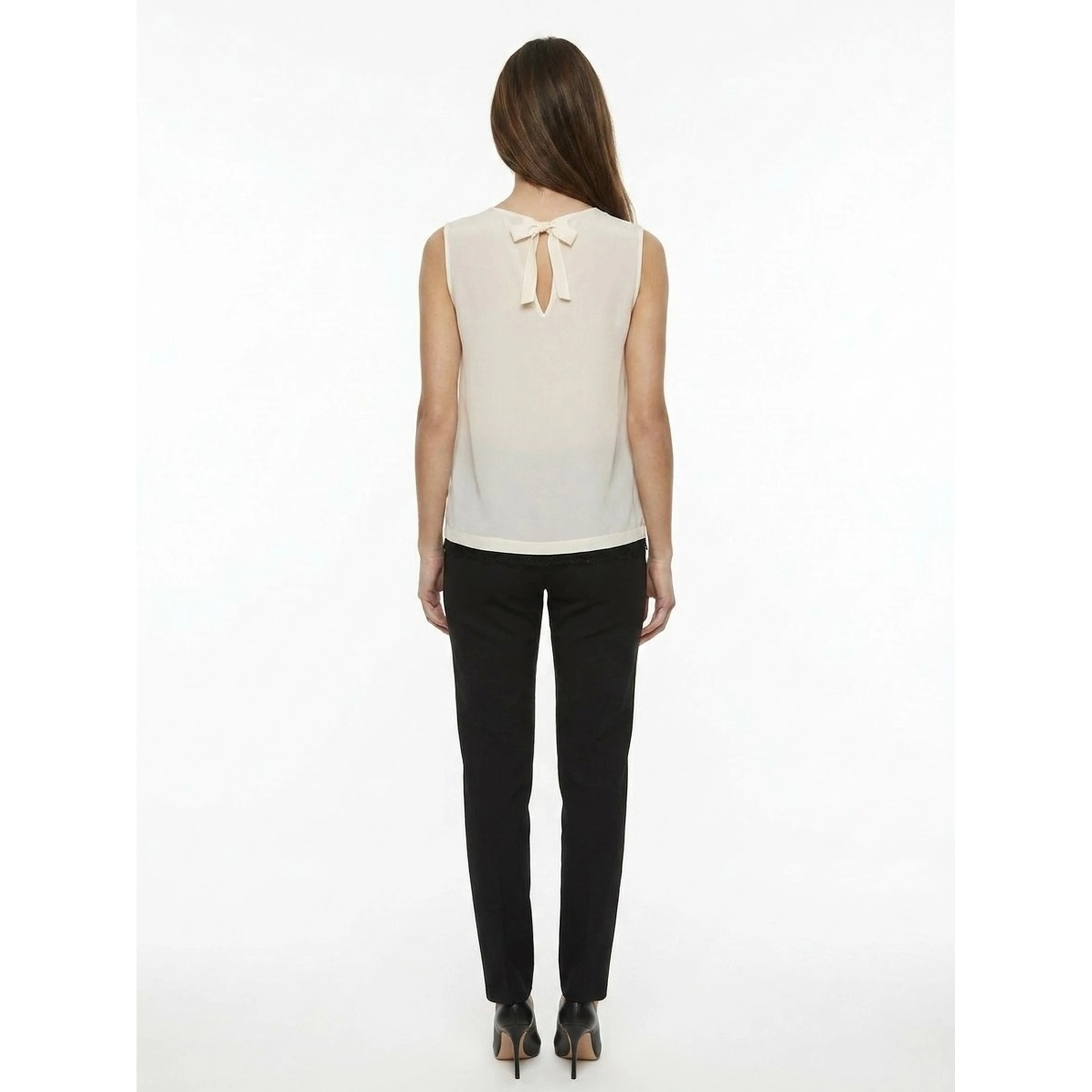 White Silk Blouse