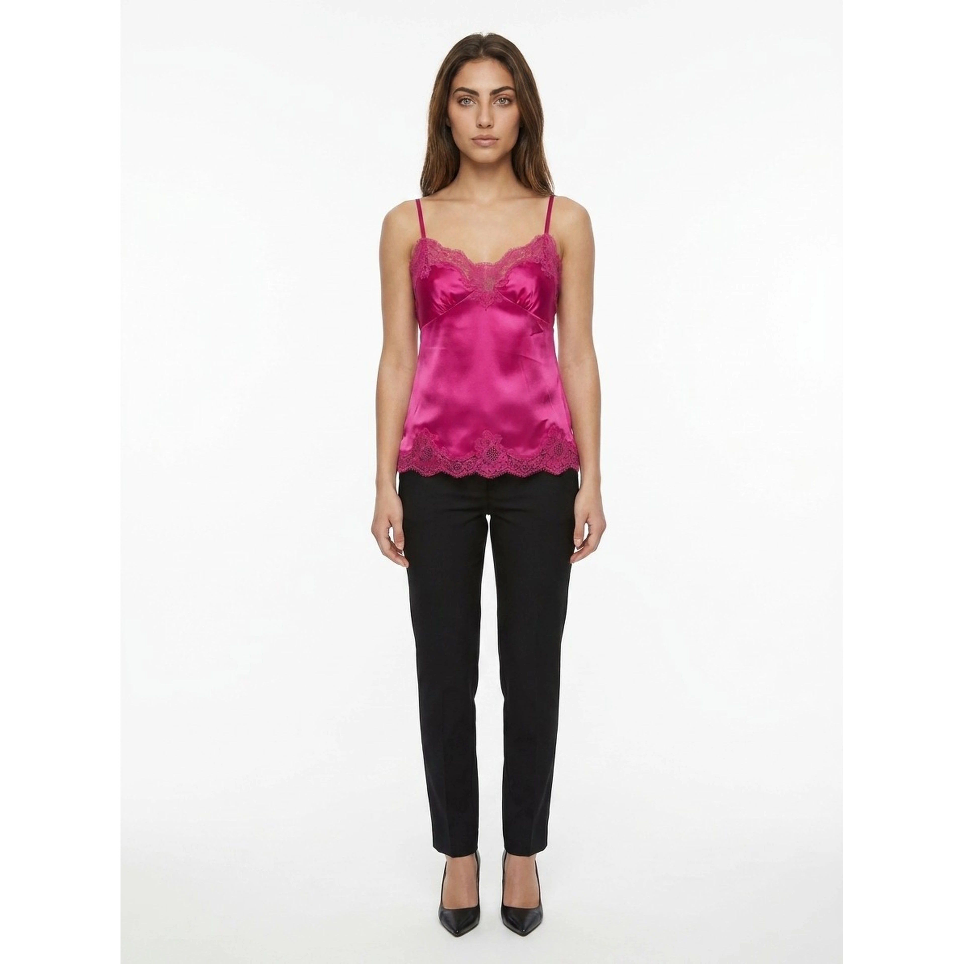 Multicolor Elastane Blouse