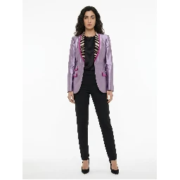 Purple Polyamide Blazer