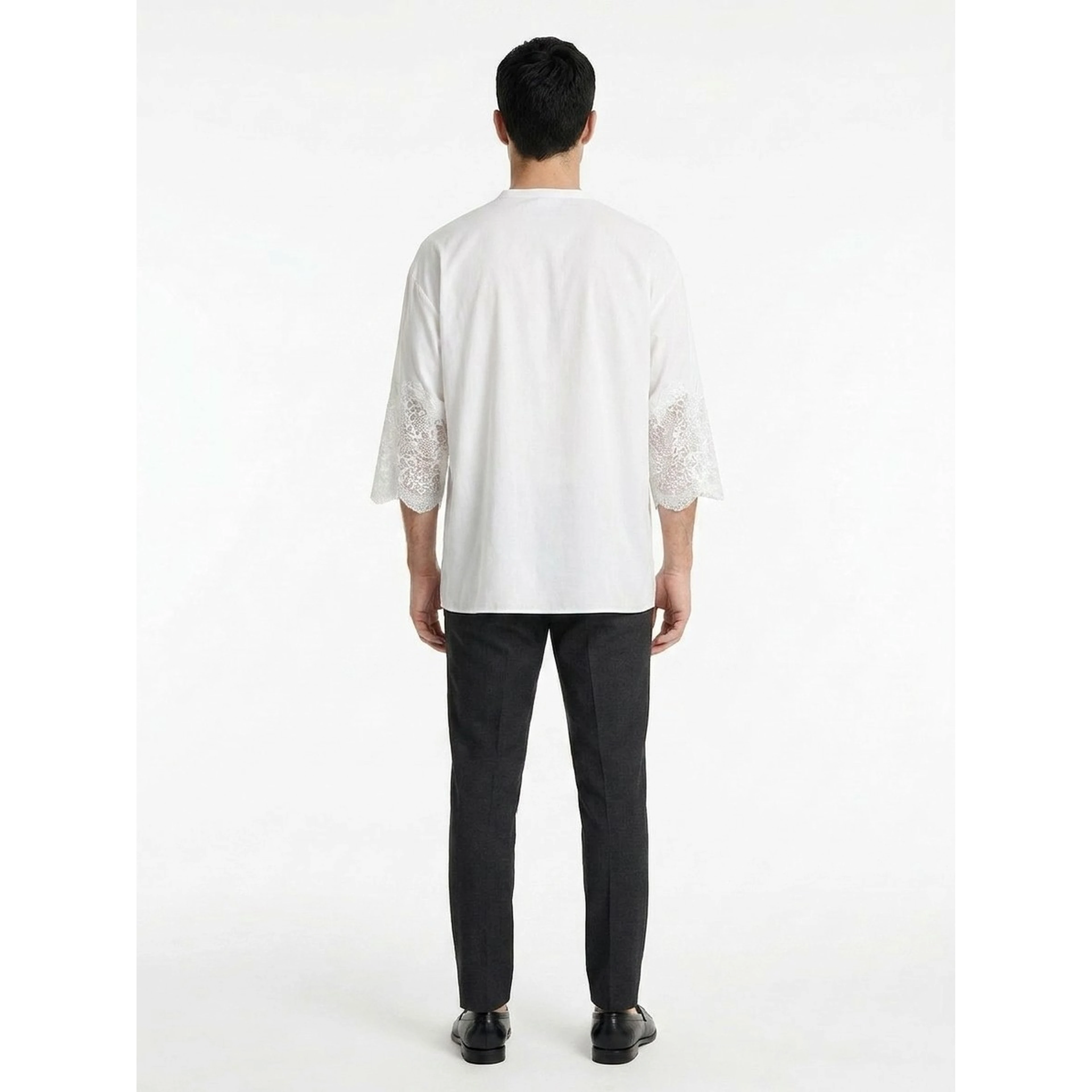 White Cotton Dress Shirt