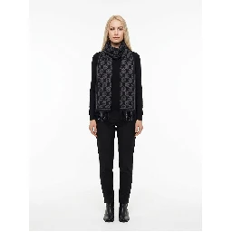Black Wool Scarf