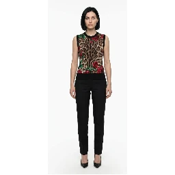 Multicolor Silk Tank Tops