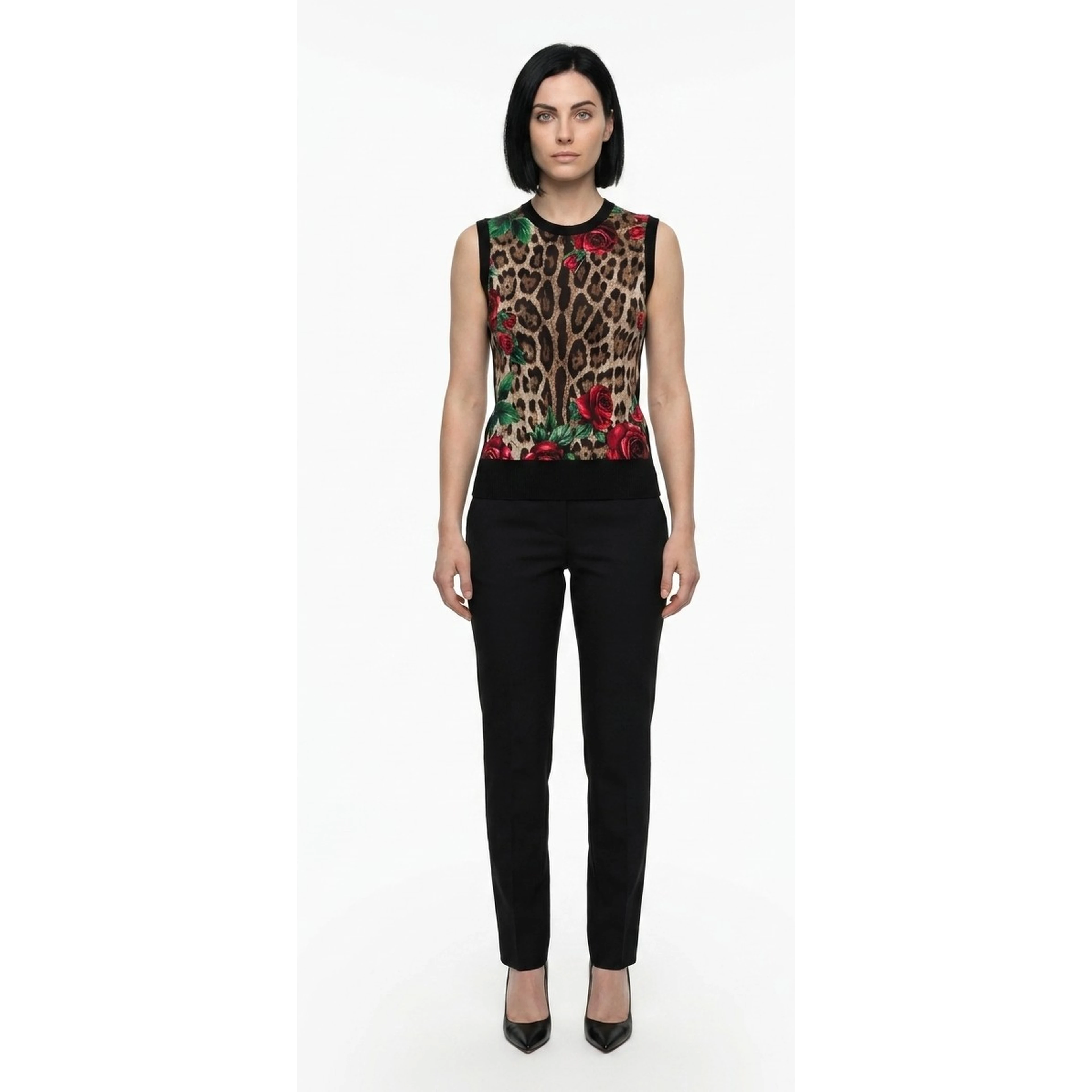 Multicolor Silk Tank Tops