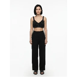 Multicolor Marabou Tank Tops