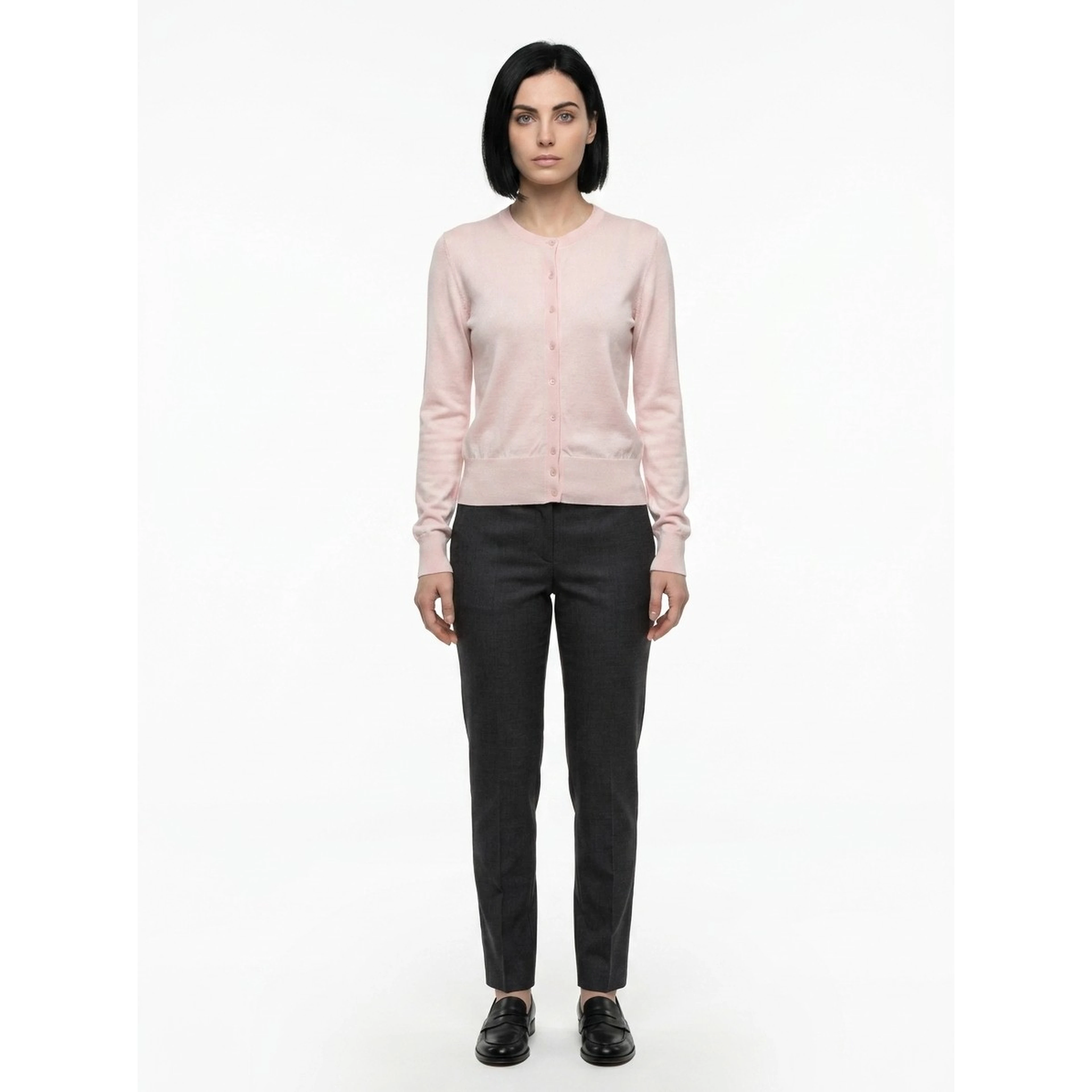 Pink Silk Cardigan